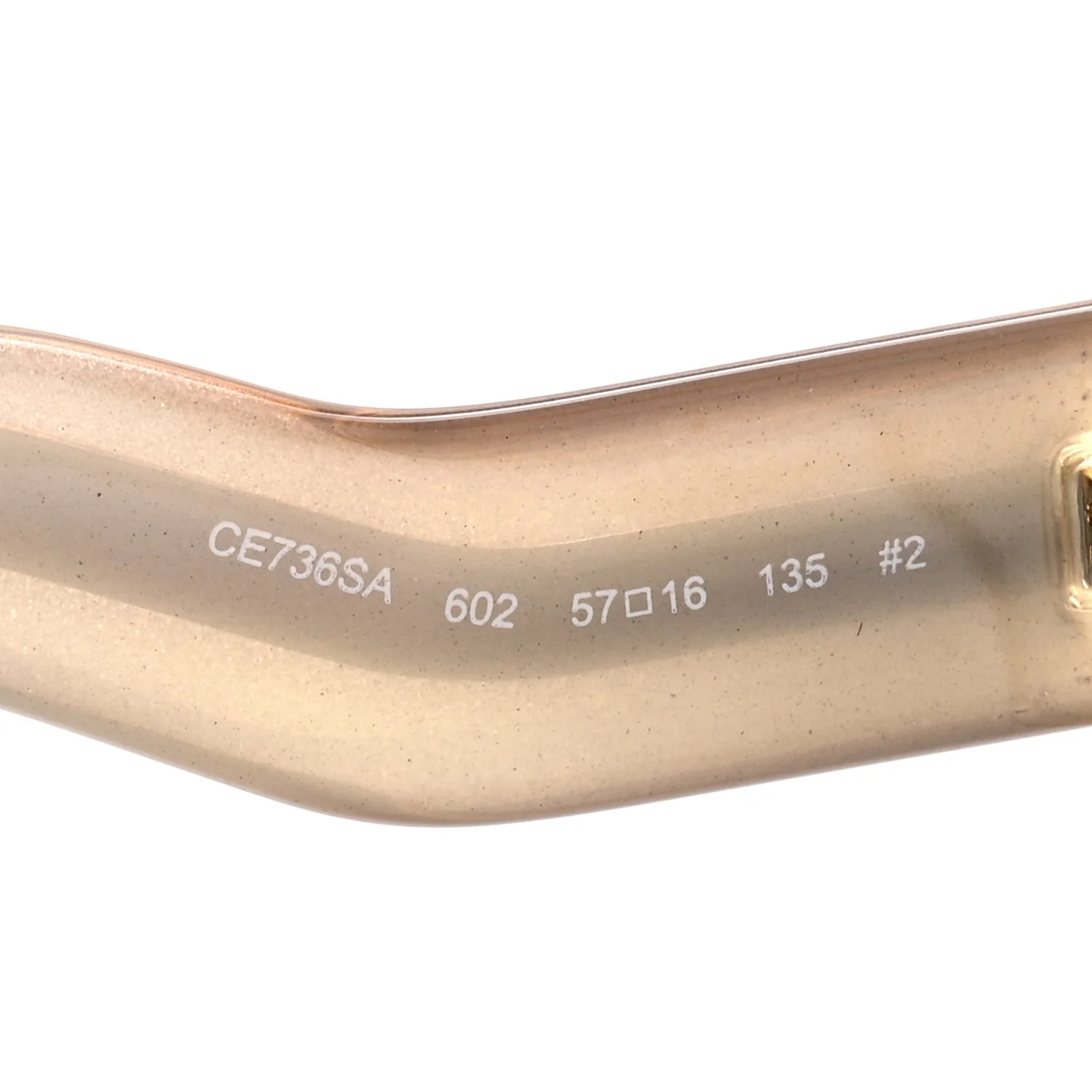 Oval Semi Transparent Qleo Sunglasses CE736SA Khaki - Image 6
