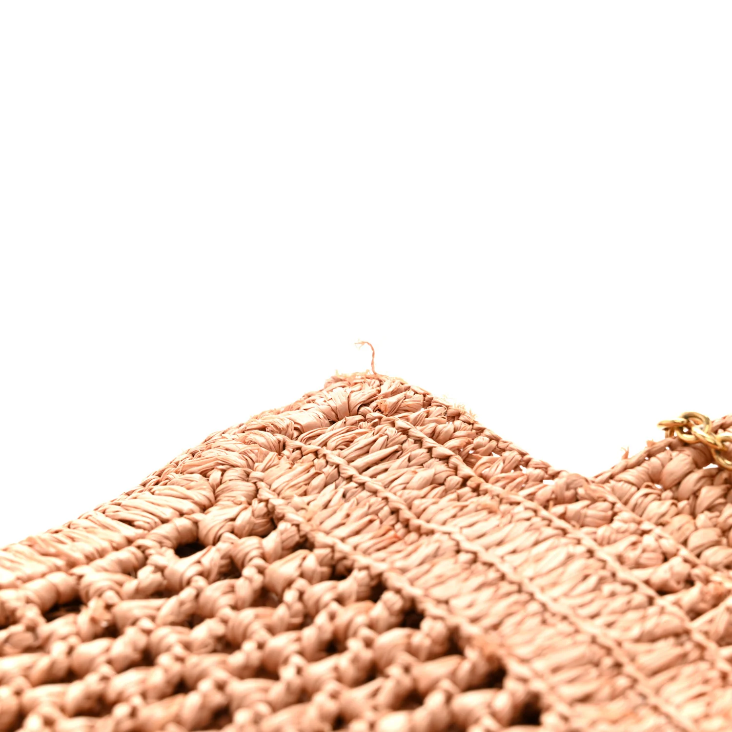 Raffia Summer Banana Tote Summery Beige - Image 10