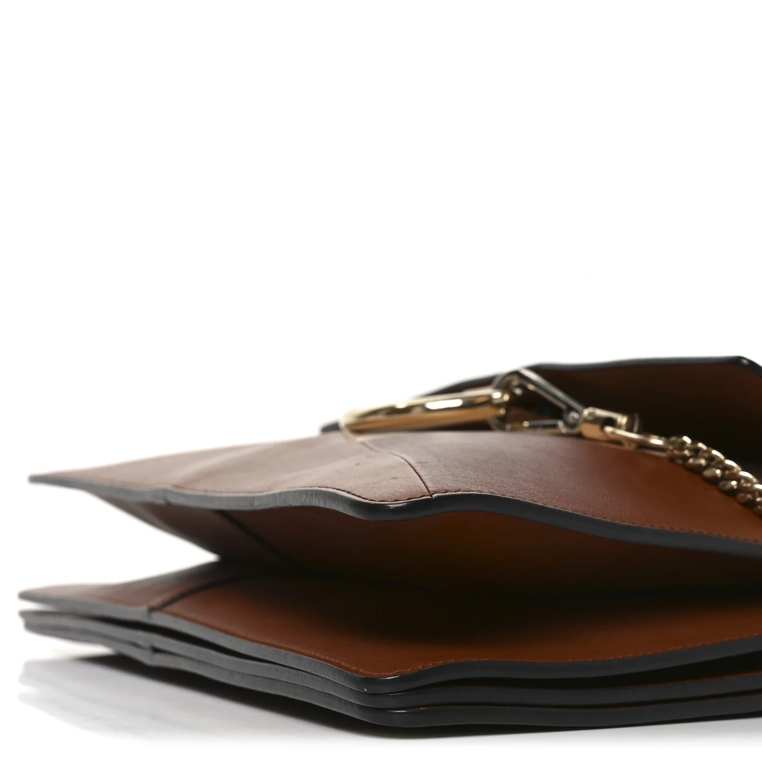 Smooth Calfskin Patchwork Medium Faye Shoulder Bag Light Tan - Image 9