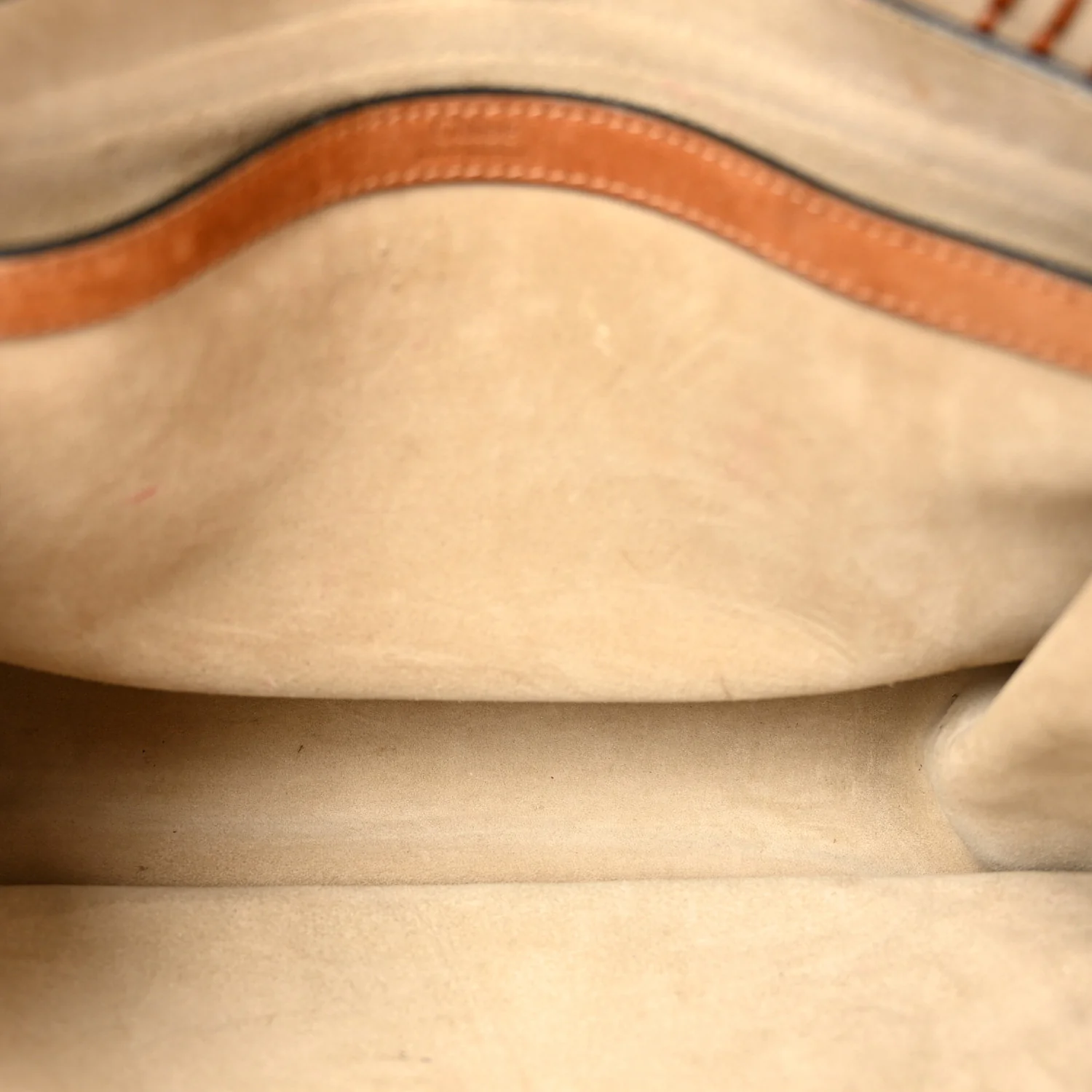 Suede Braided Medium Hudson Double Carry Shoulder Bag Caramel - Image 5
