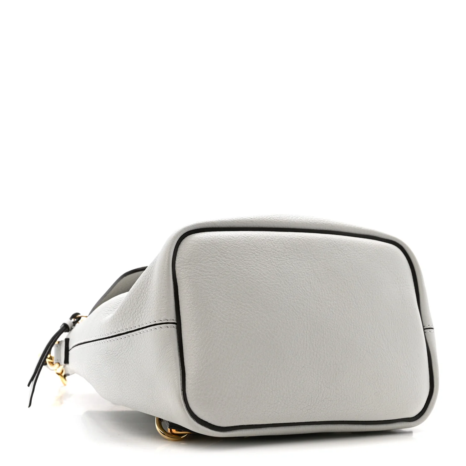 Suede Calfskin Medium Faye Backpack Airy Grey - Image 4