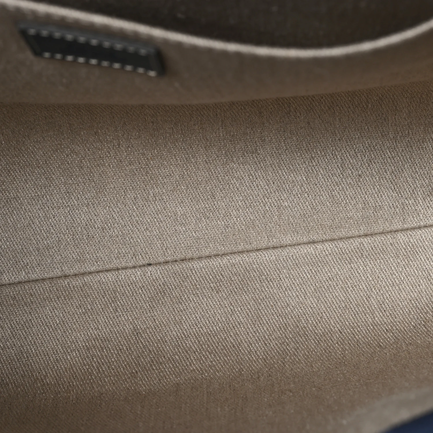 Suede Calfskin Medium Woody Ribbon Tote Navy - Image 5