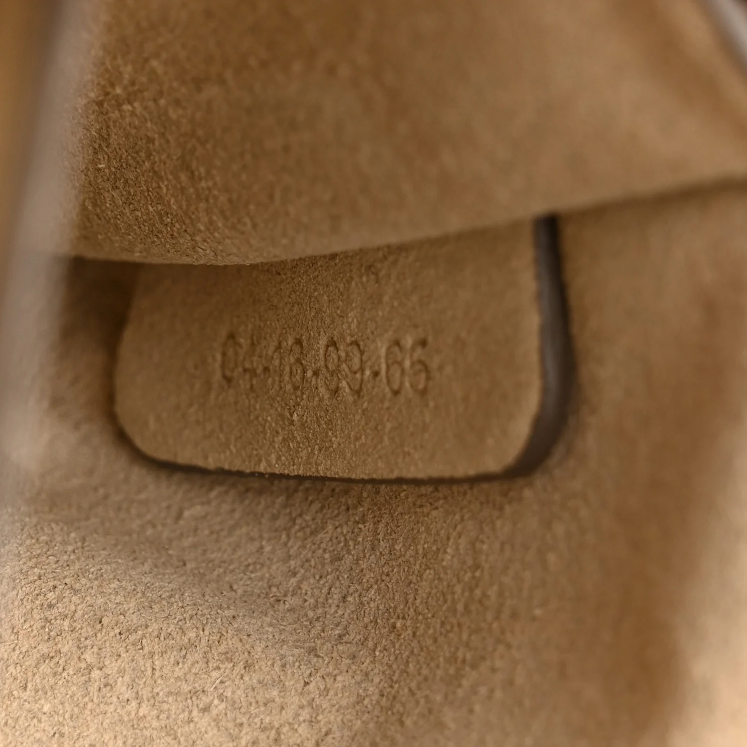 Suede Calfskin Small Faye Shoulder Bag Tobacco - Image 7