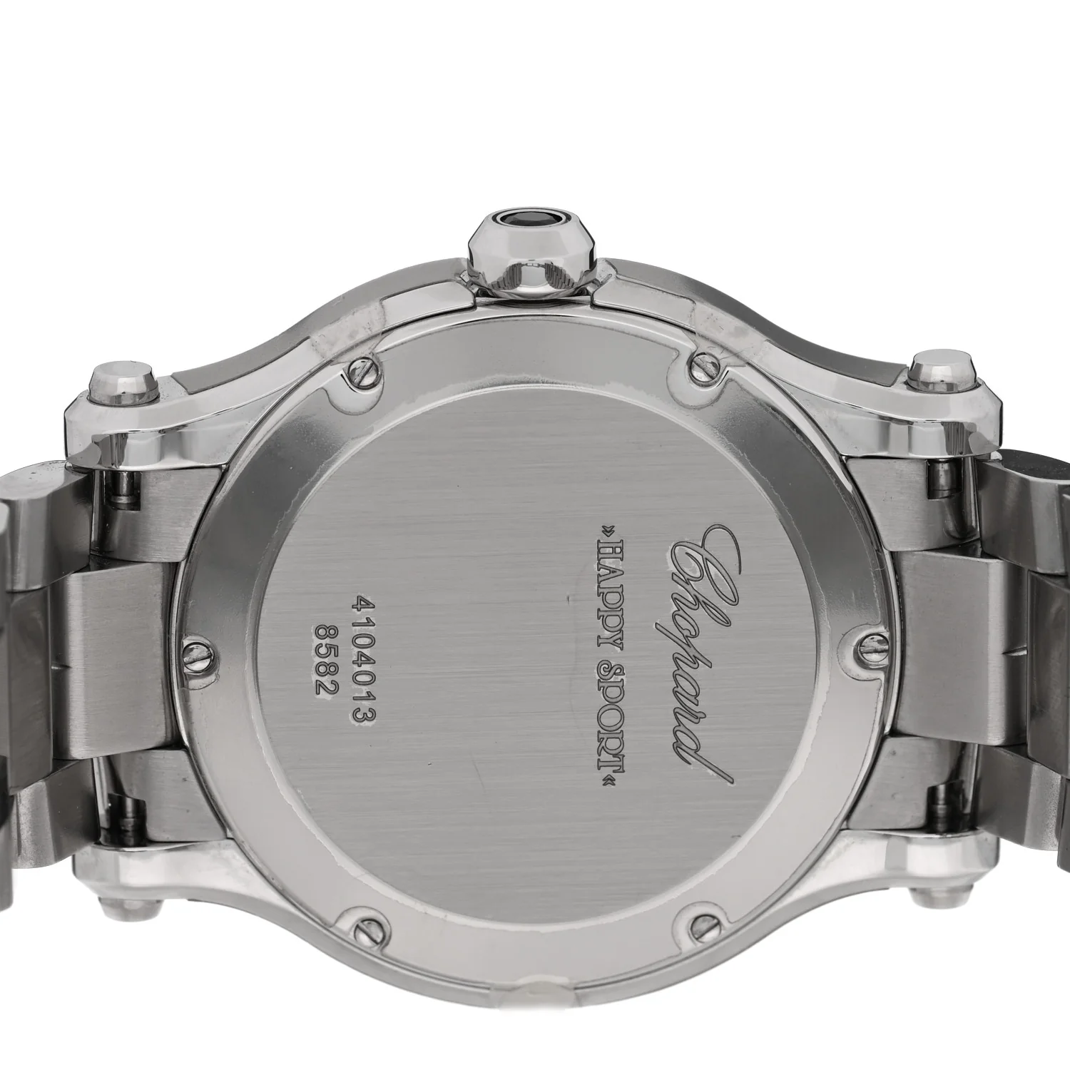 Stainless Steel 5 Diamond 36mm Happy Sport Quartz Watch - Image 4