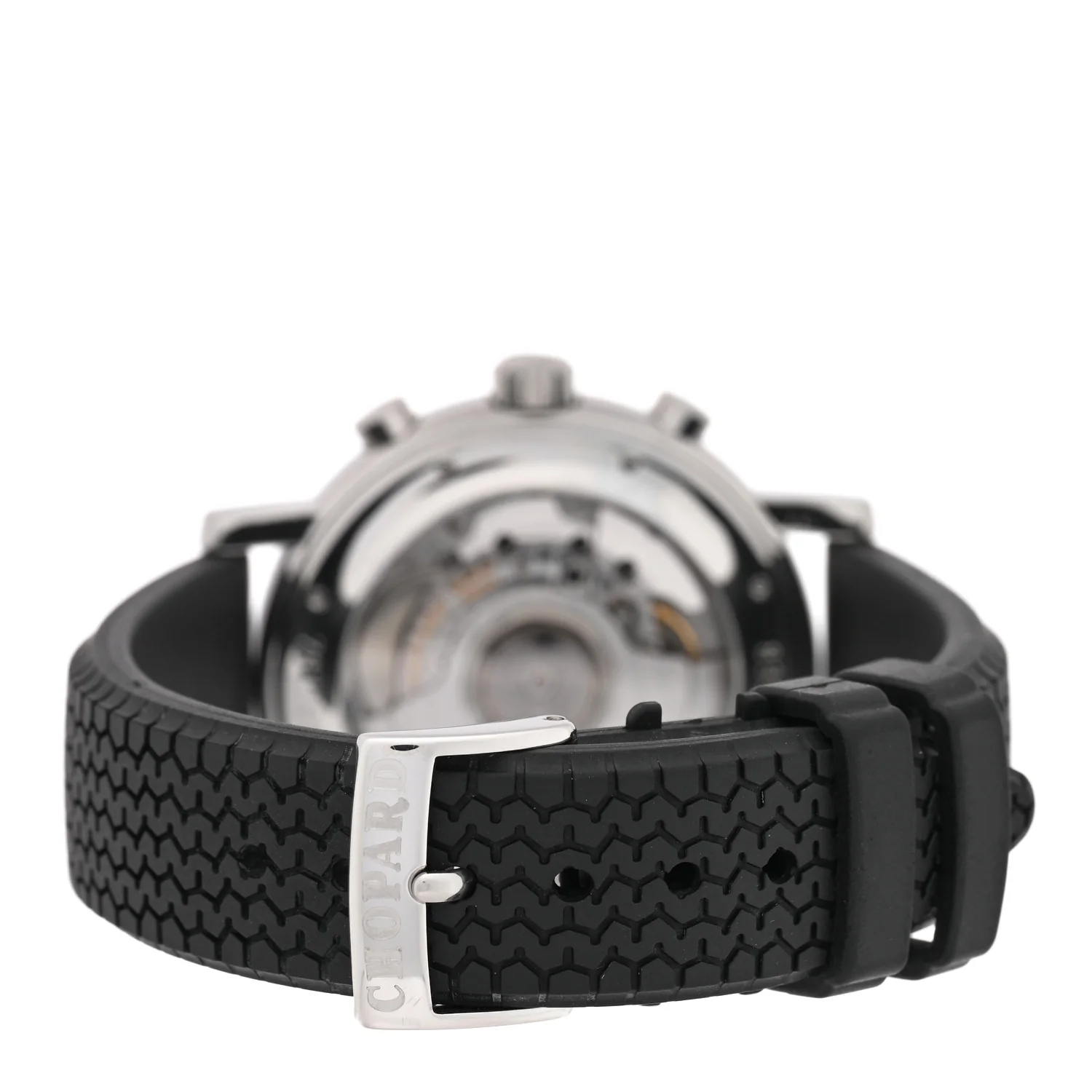 Stainless Steel Rubber 39mm Mille Miglia Chronograph Automatic Watch Black - Image 3