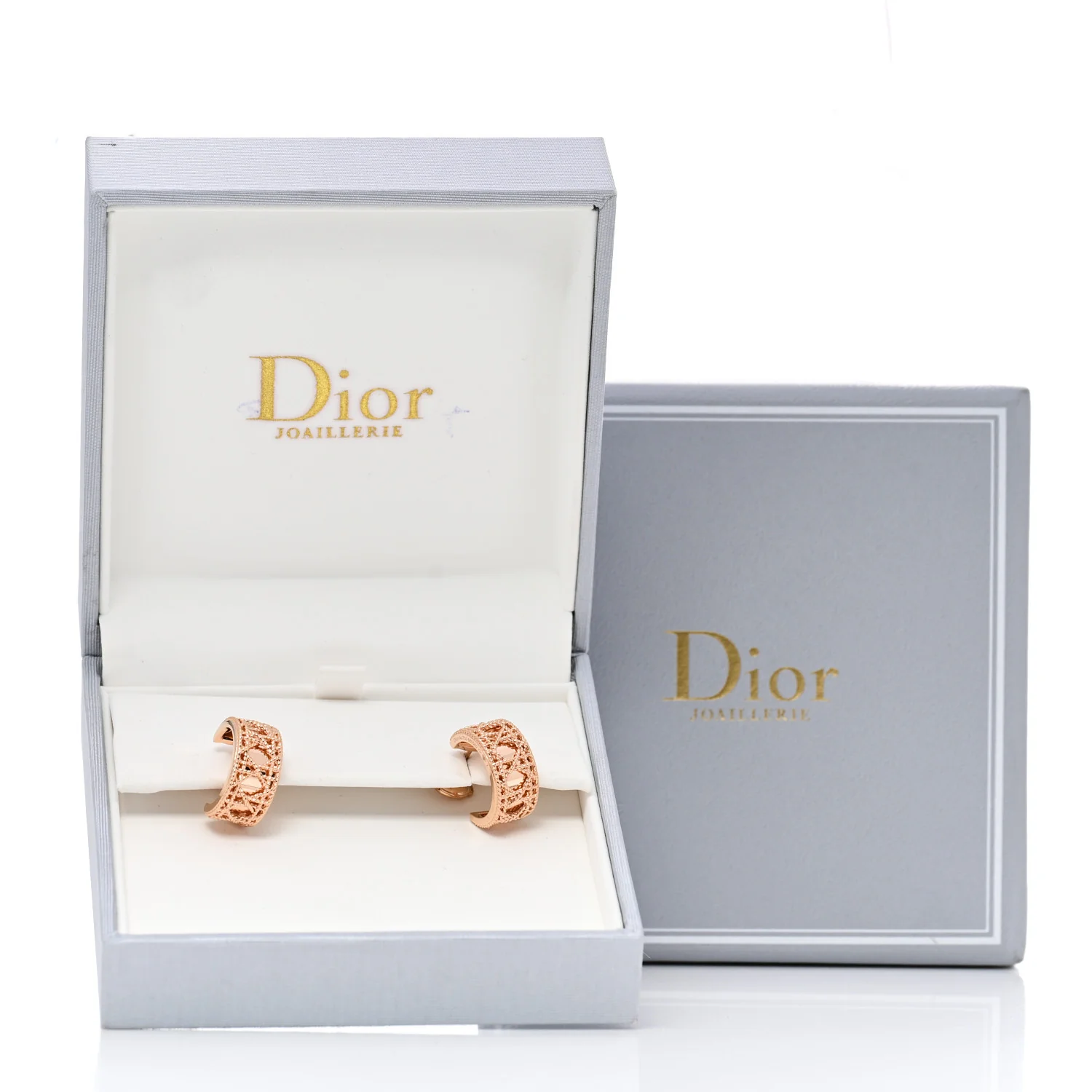 18K Rose Gold My Dior Earrings - Image 5
