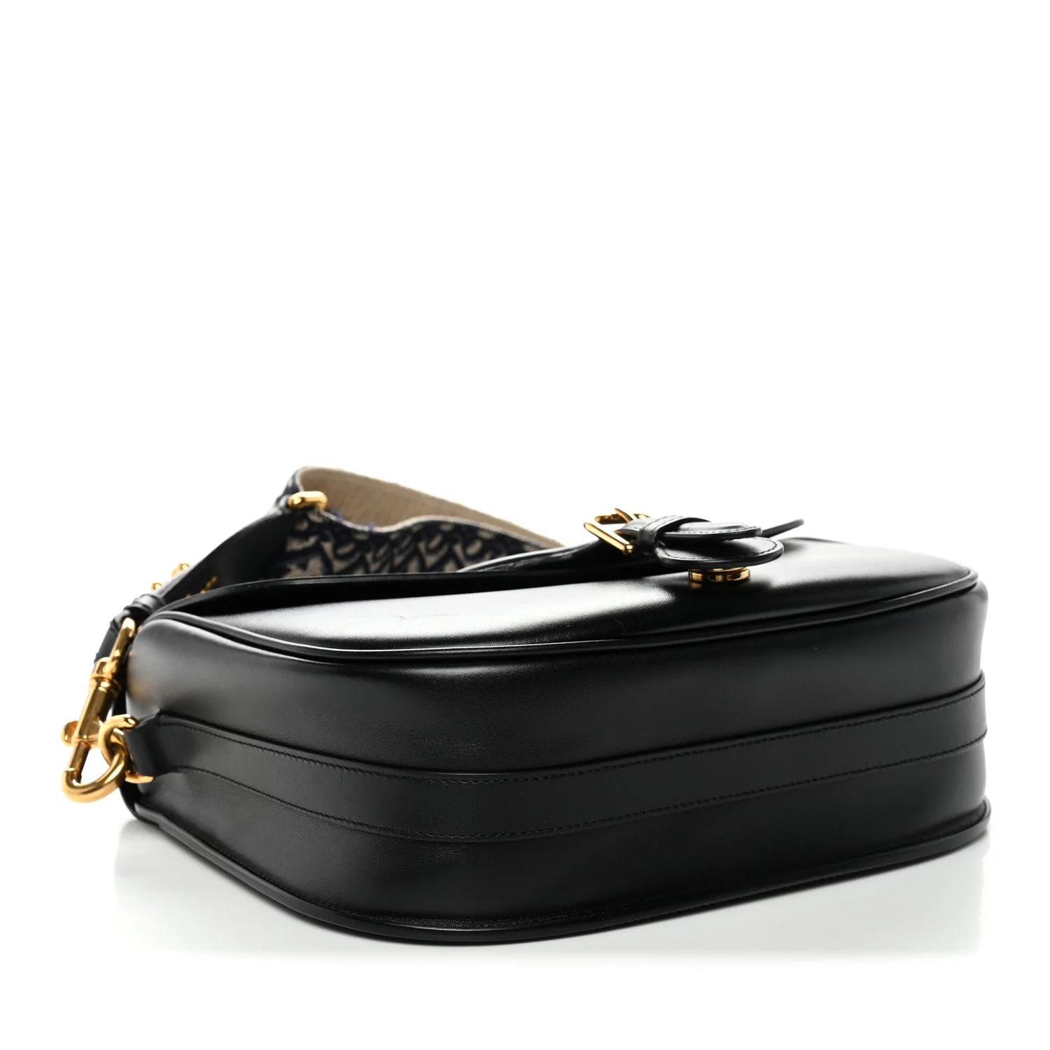 Box Calfskin Large Bobby Flap Black - Image 4