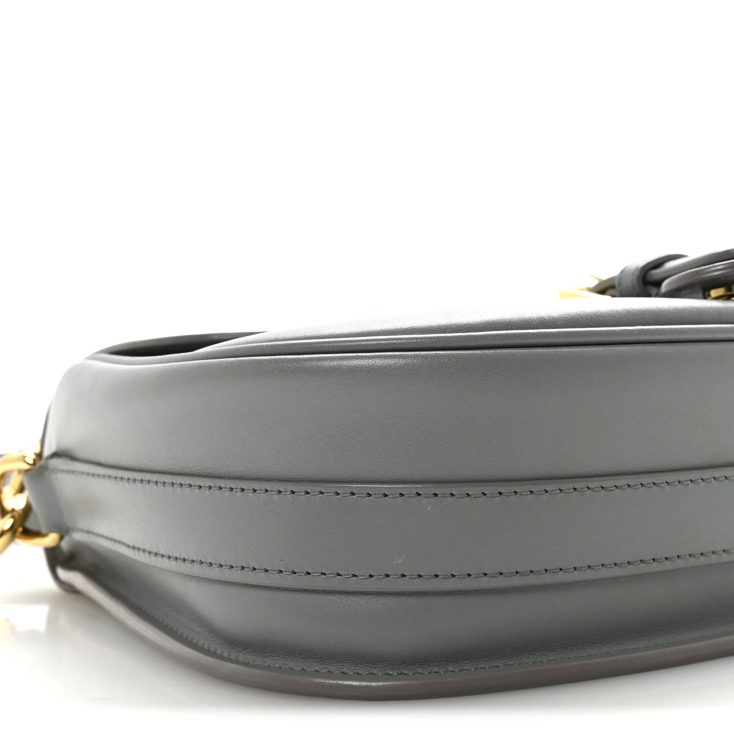 Box Calfskin Medium Bobby Flap Gray - Image 8