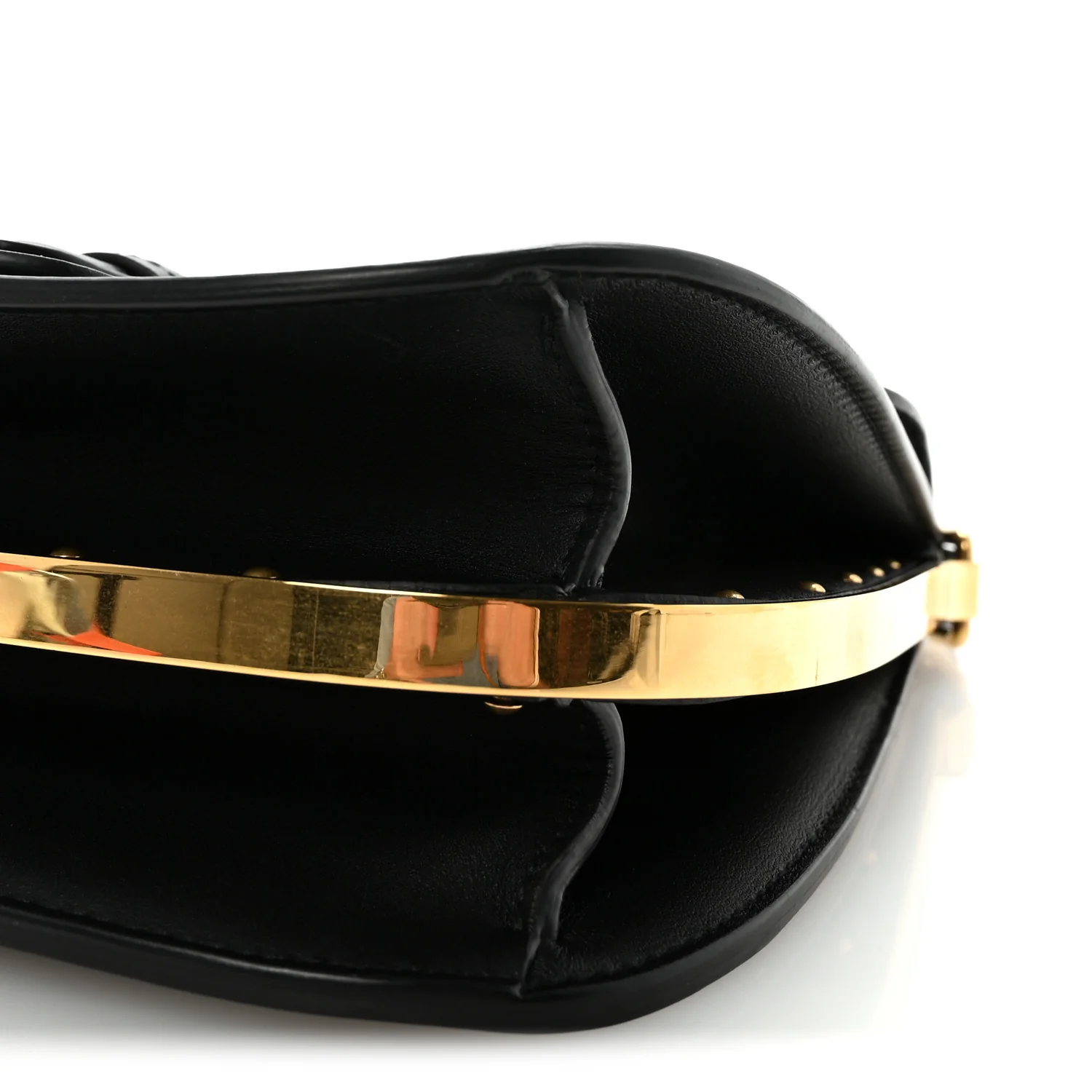 Box Calfskin Medium Bobby Frame Flap Black - Image 9