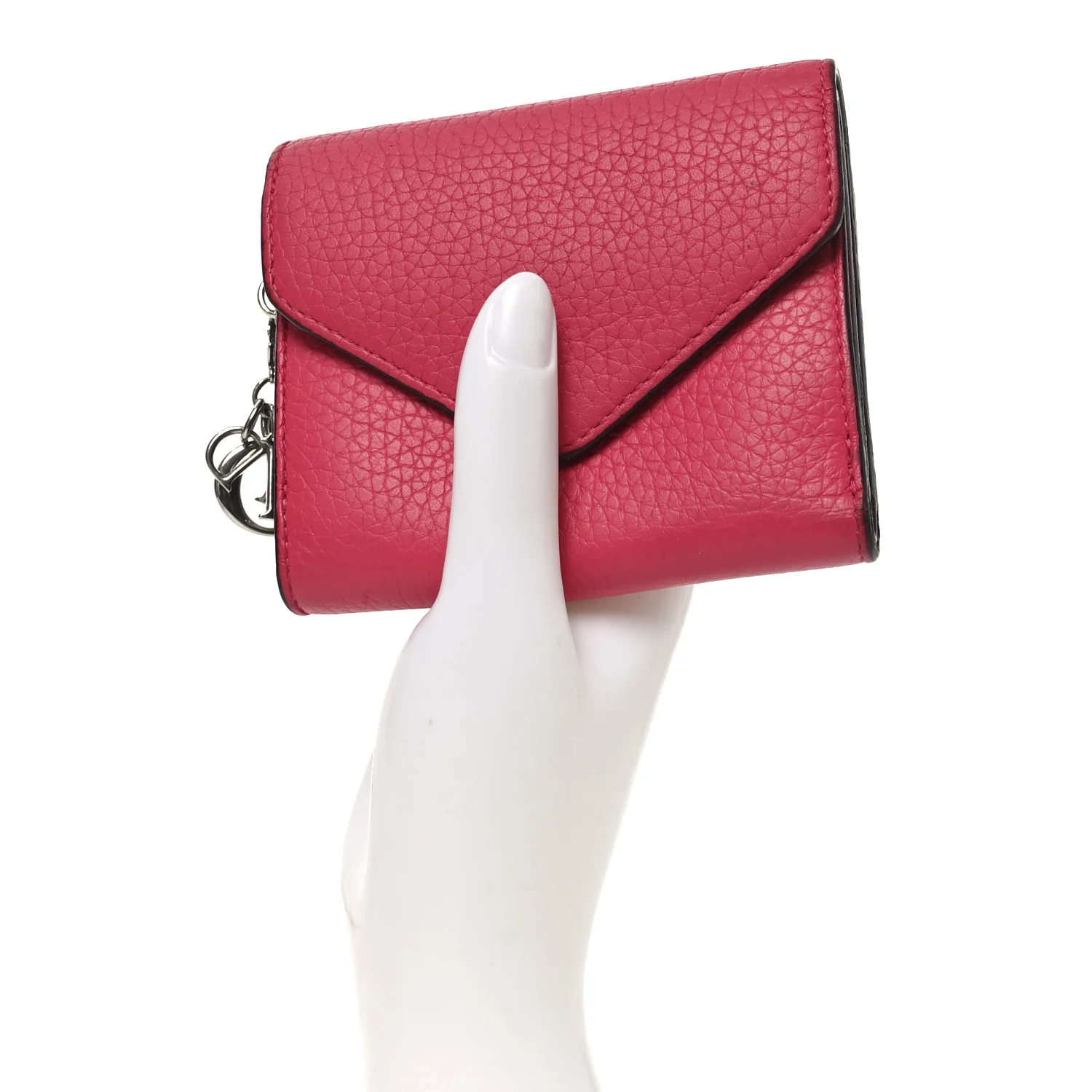 Bullcalf Diorissimo Medium Envelope Wallet Rose Passion - Image 2