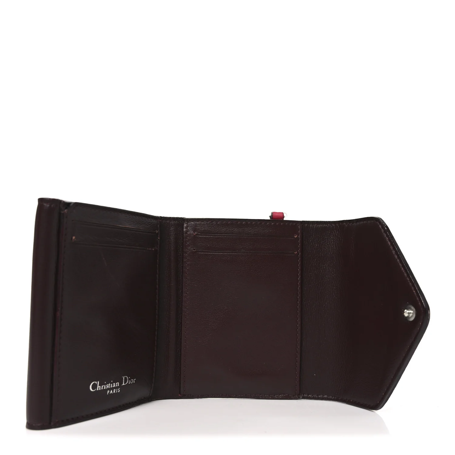 Bullcalf Diorissimo Medium Envelope Wallet Rose Passion - Image 5