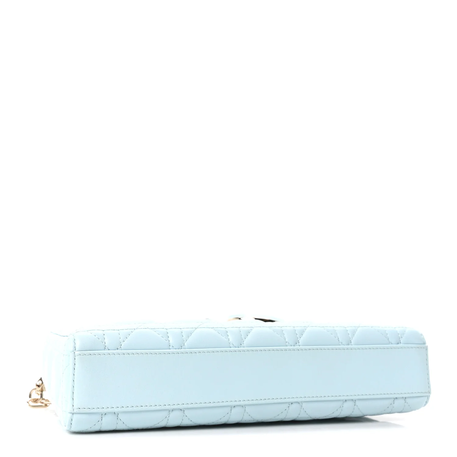 Calfskin Cannage Medium Lady D-Joy Placid Blue - Image 3