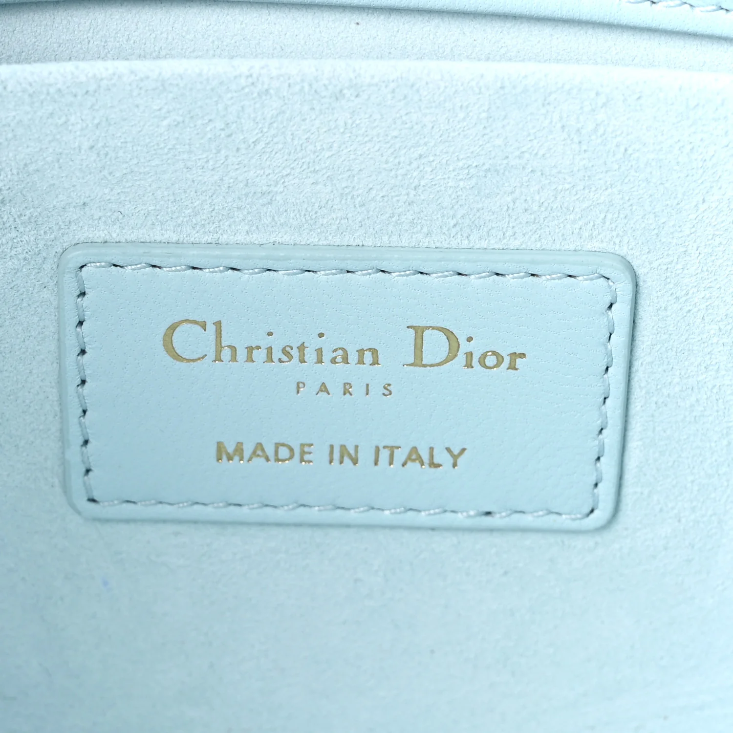 Calfskin Cannage Medium Lady D-Joy Placid Blue - Image 5