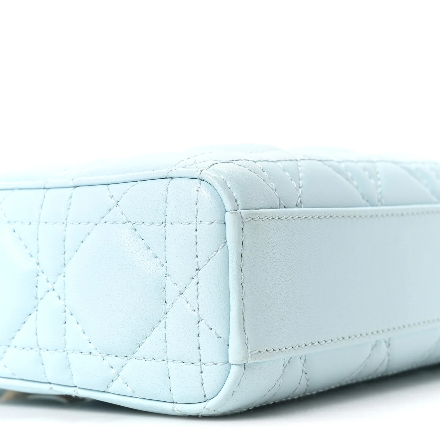 Calfskin Cannage Medium Lady D-Joy Placid Blue - Image 7
