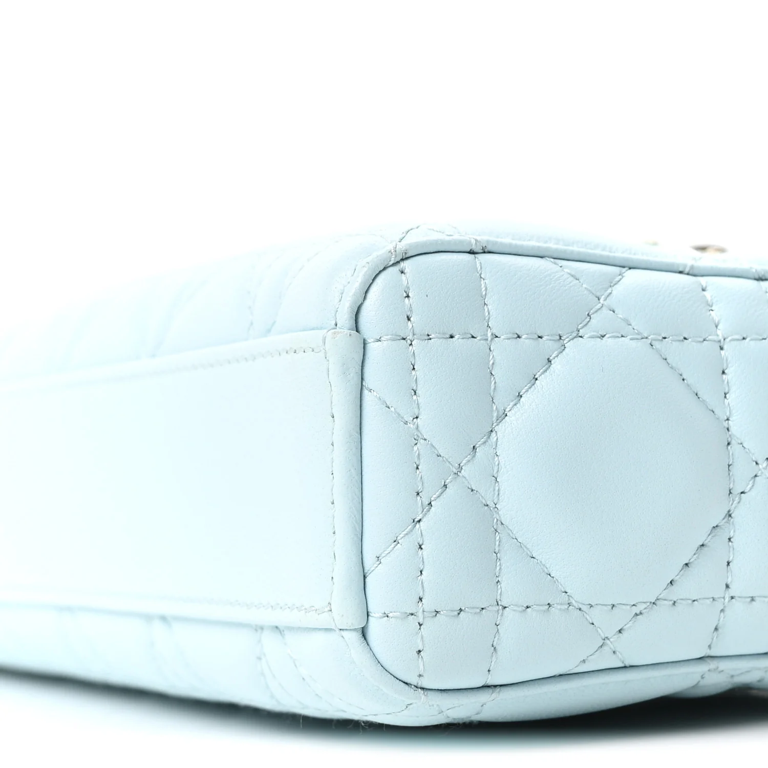 Calfskin Cannage Medium Lady D-Joy Placid Blue - Image 8