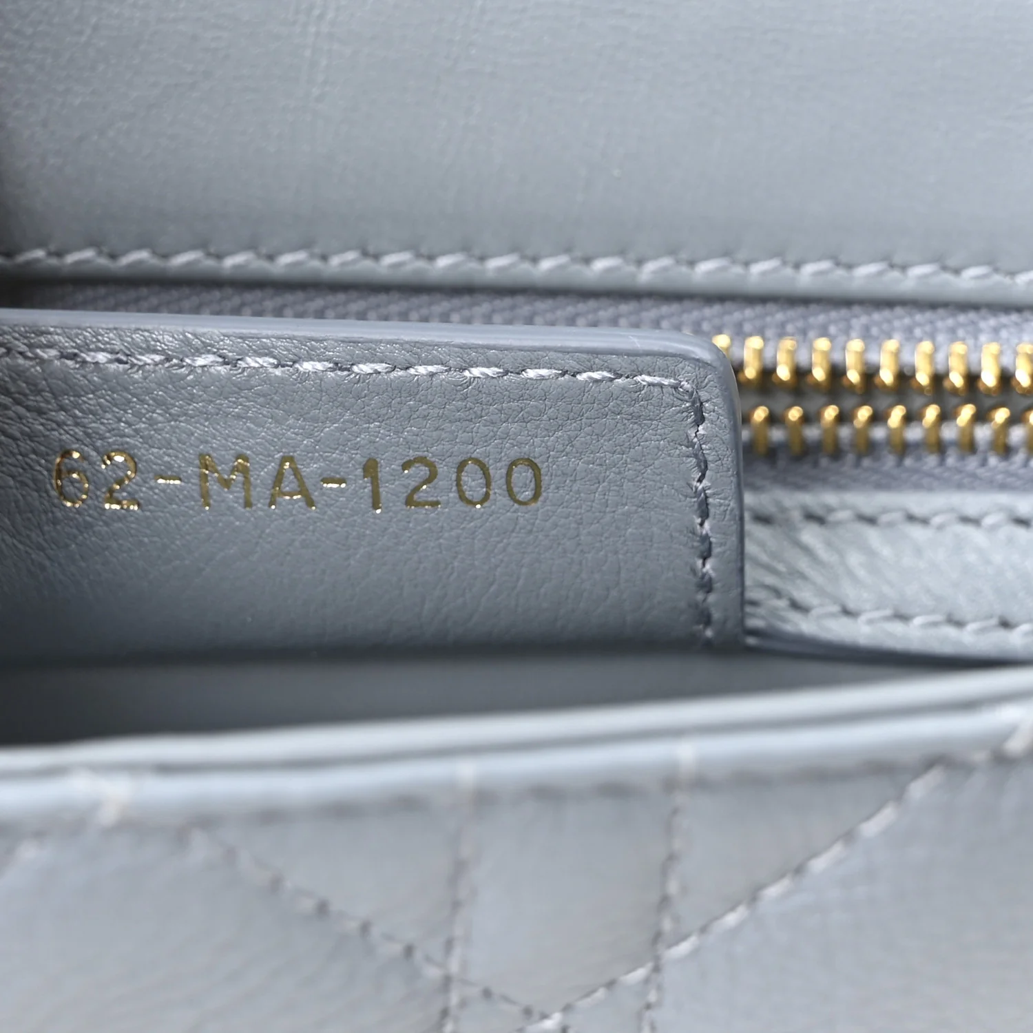 Calfskin Cannage Small Caro Bag Cloud Blue - Image 7