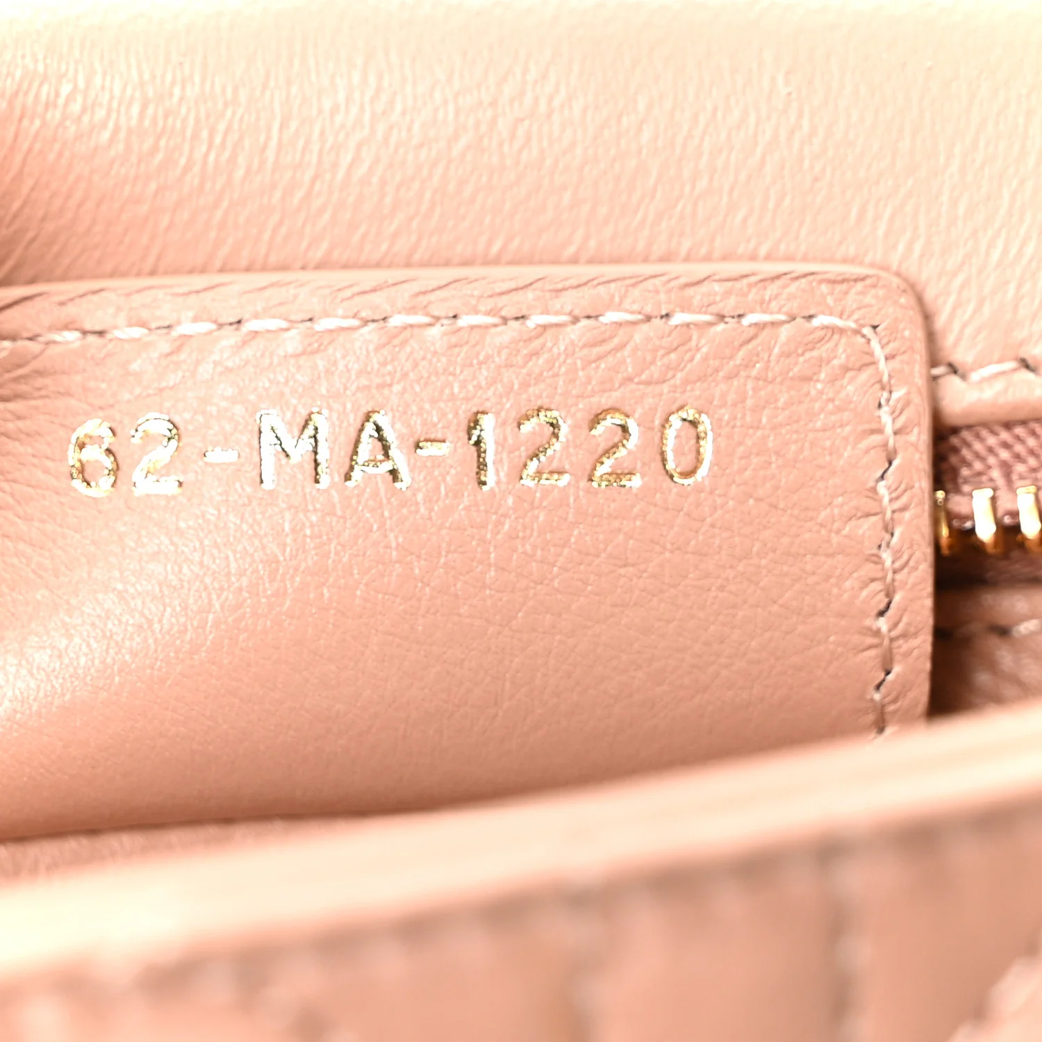 Calfskin Cannage Small Caro Bag Rose De Vents - Image 7