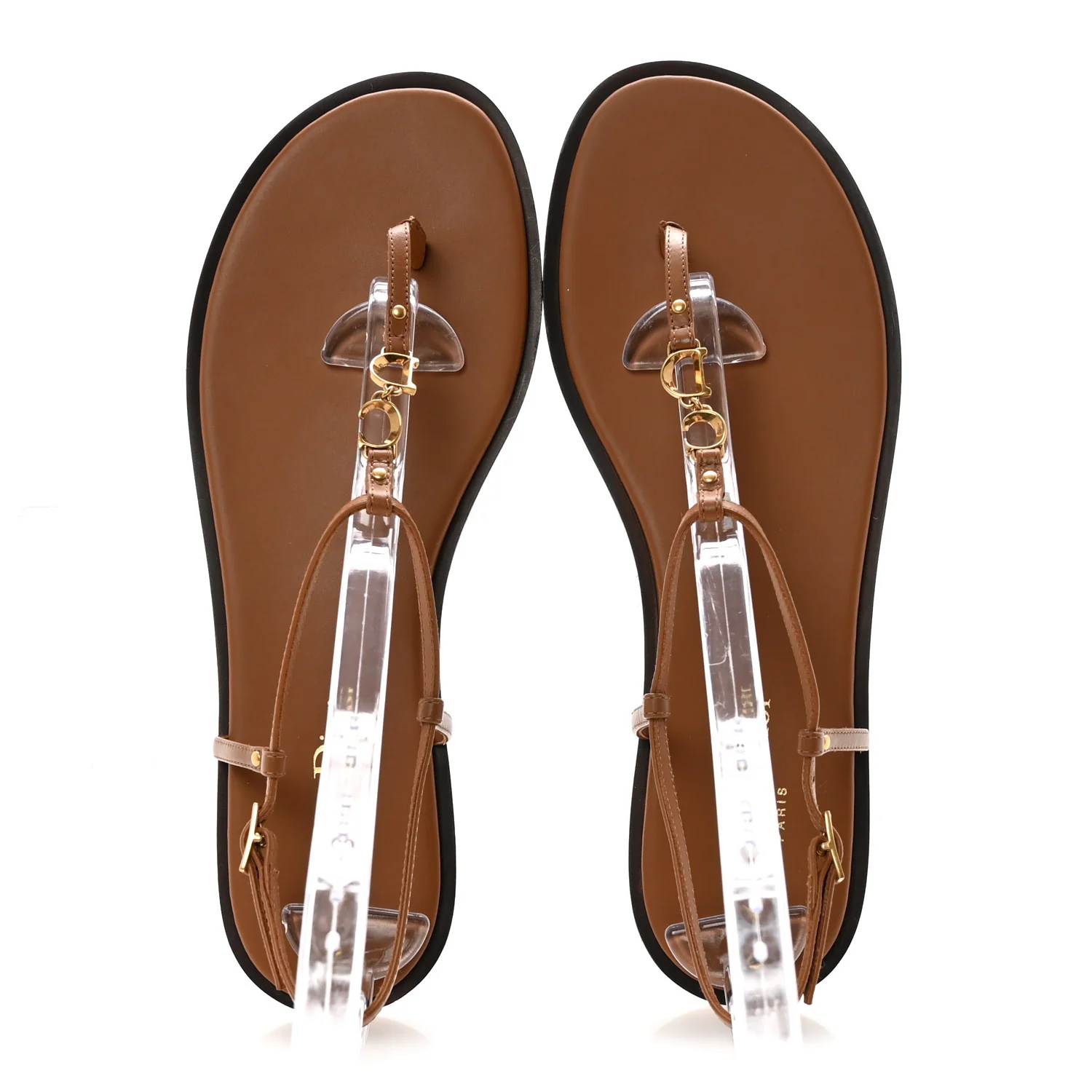 Calfskin C'est Dior Sandals 39 Cuir - Image 2