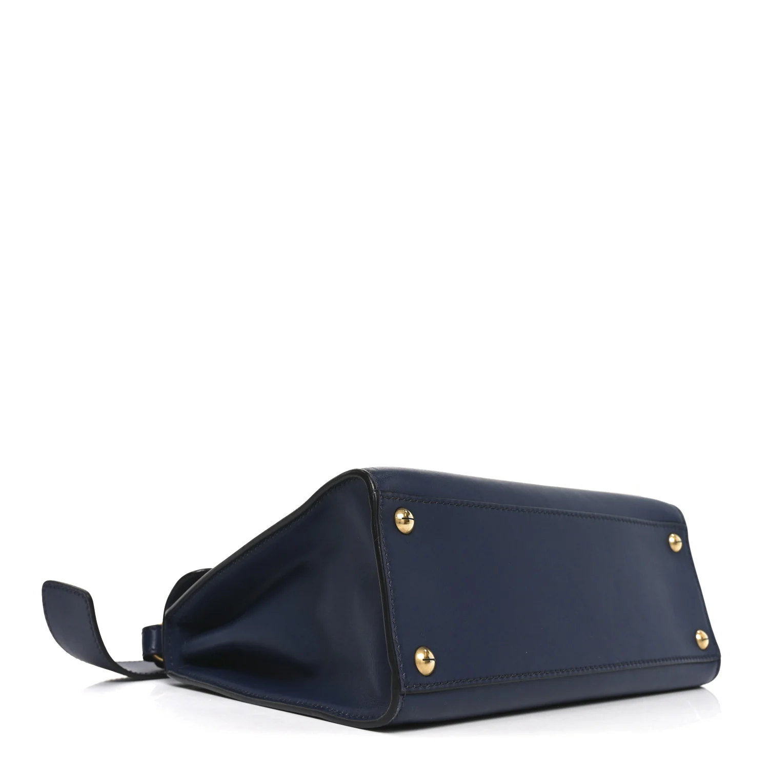 Calfskin Dioraddict Top Handle Navy Blue - Image 4