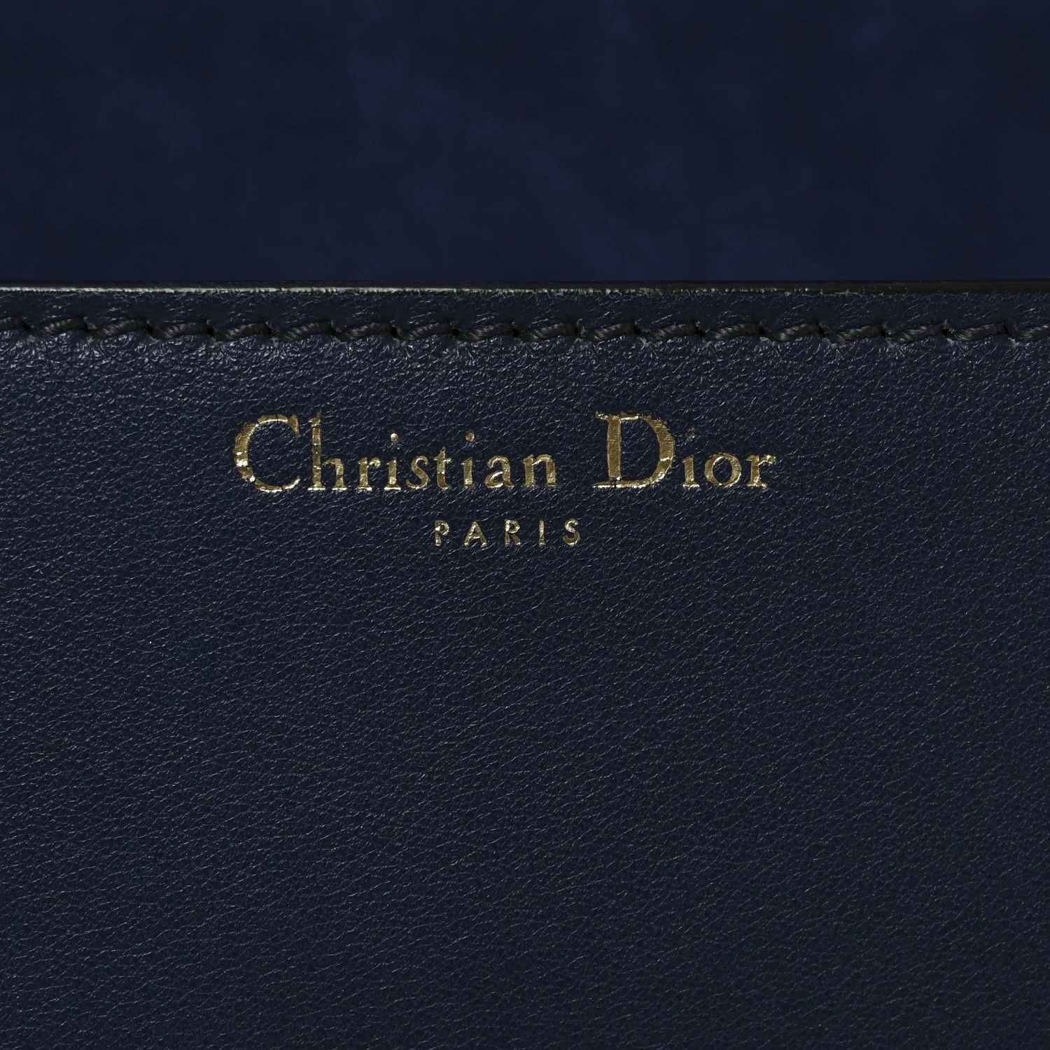Calfskin Dioraddict Top Handle Navy Blue - Image 6