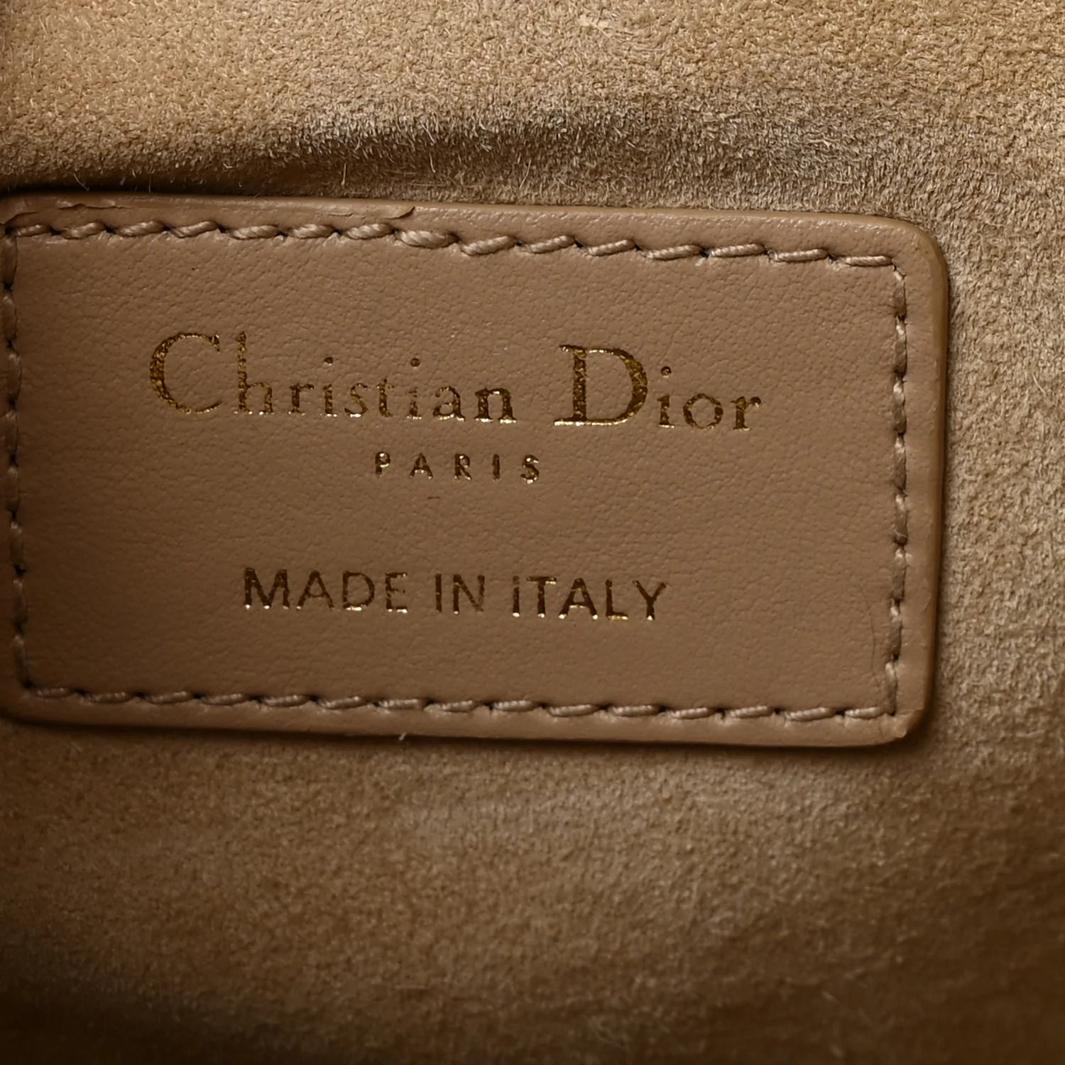 Calfskin Macro Cannage Small Book Tote Taupe - Image 6