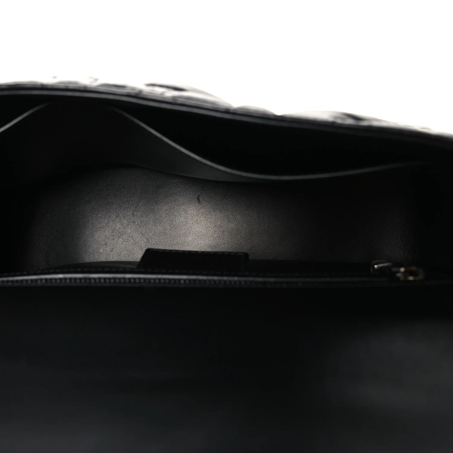 Calfskin Macrocannage Large Caro Bag Black - Image 5