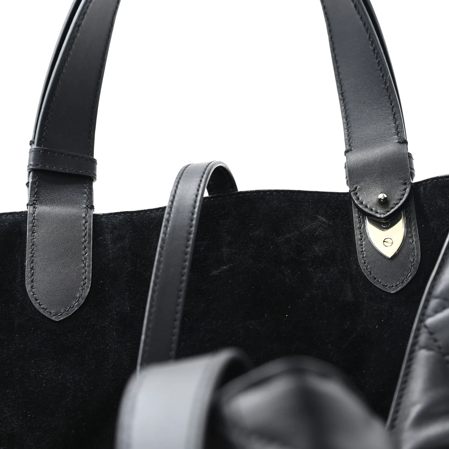 Calfskin Macrocannage Large Toujours Black - Image 11