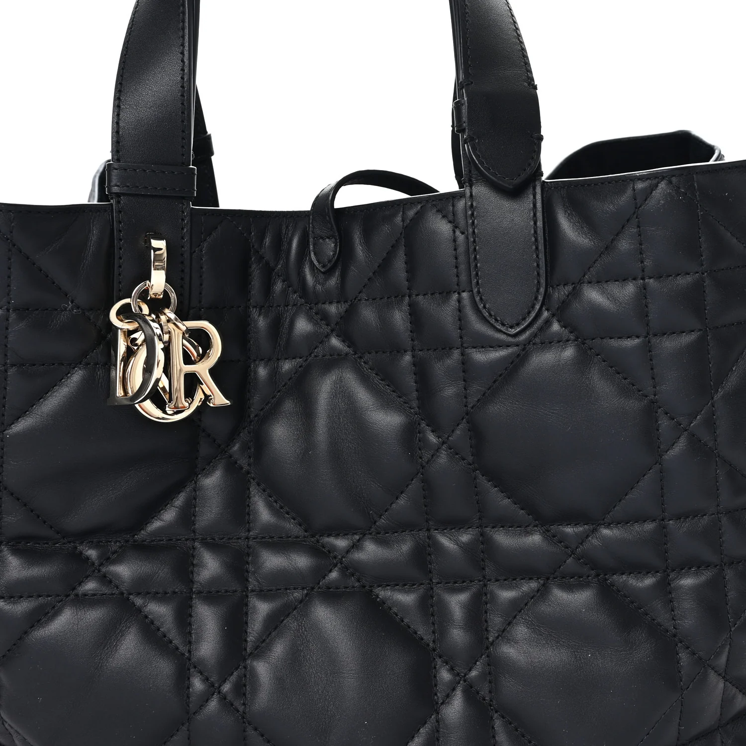 Calfskin Macrocannage Large Toujours Black - Image 6