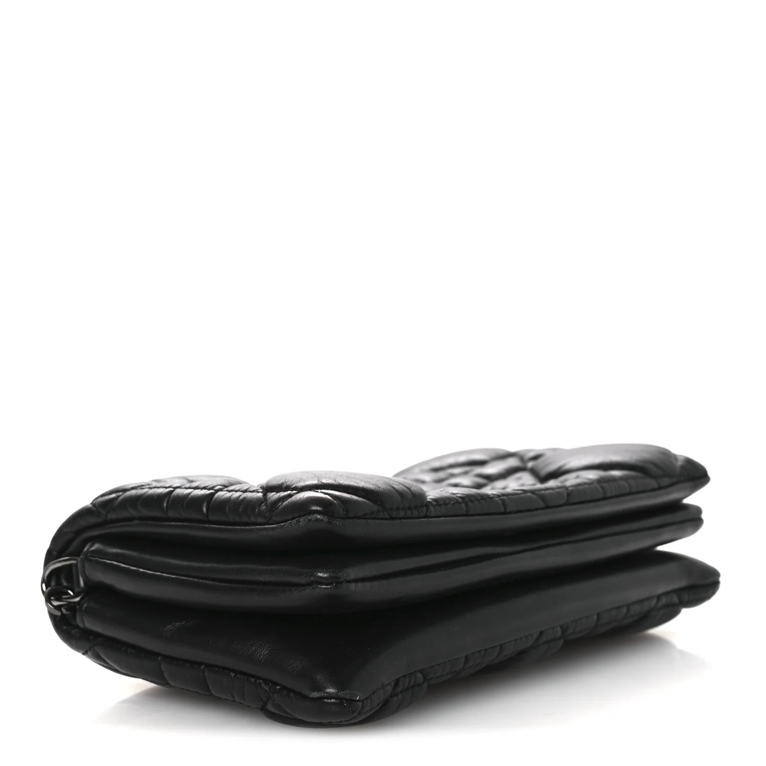 Calfskin Macrocannage Mini Caro Bag Black - Image 4