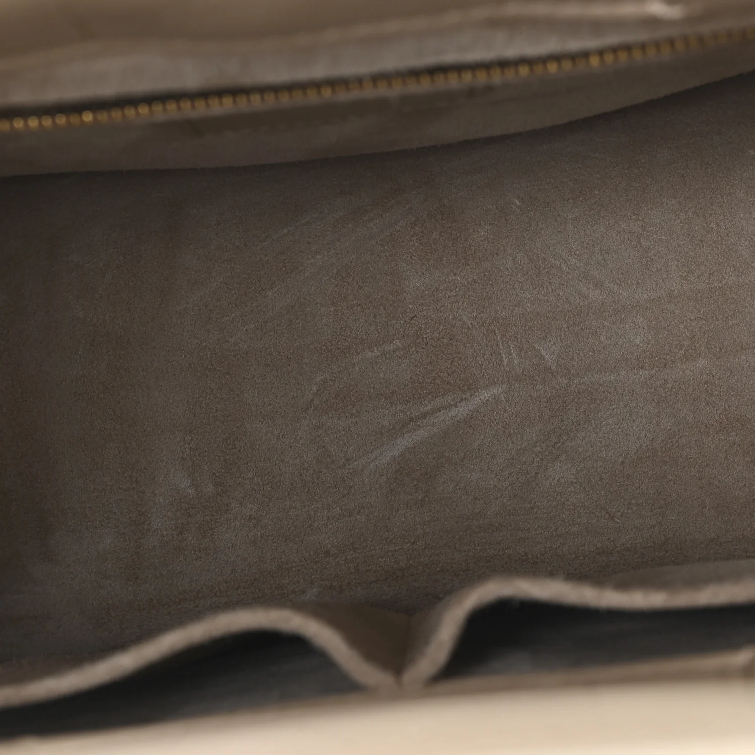 Calfskin Macrocannage Small Book Tote Taupe - Image 5