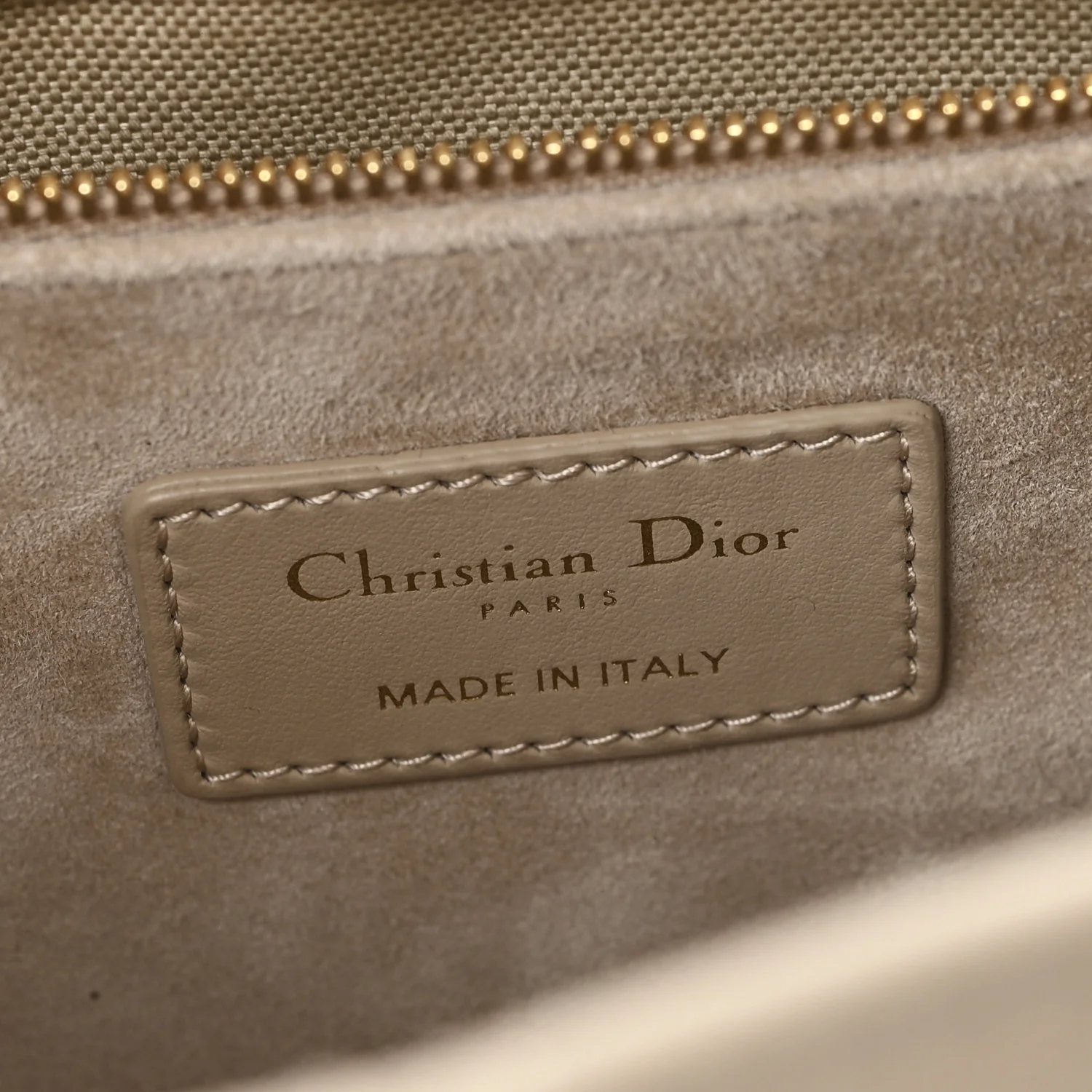 Calfskin Macrocannage Small Book Tote Taupe - Image 6