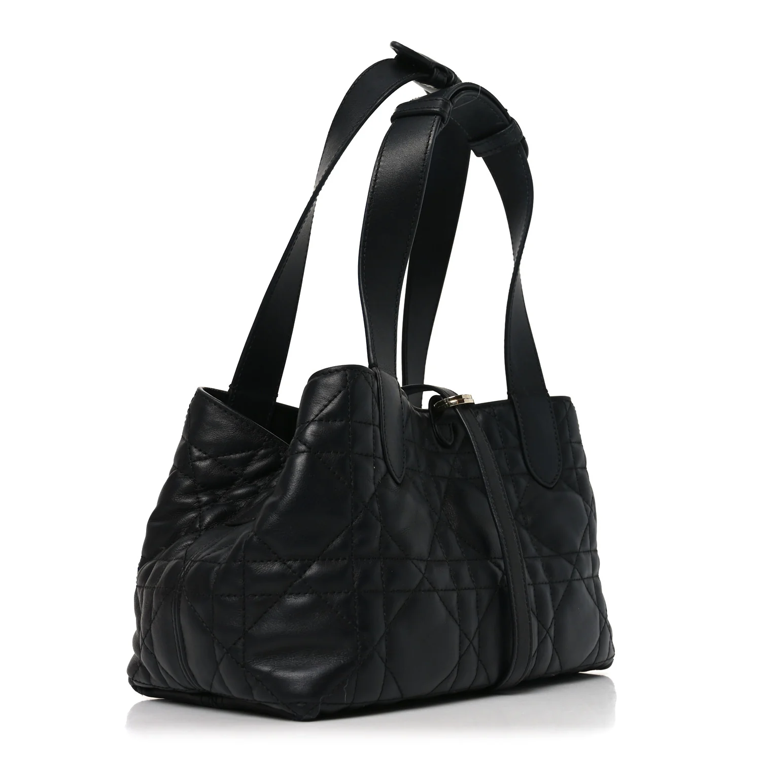 Calfskin Macrocannage Small Toujours Black - Image 4