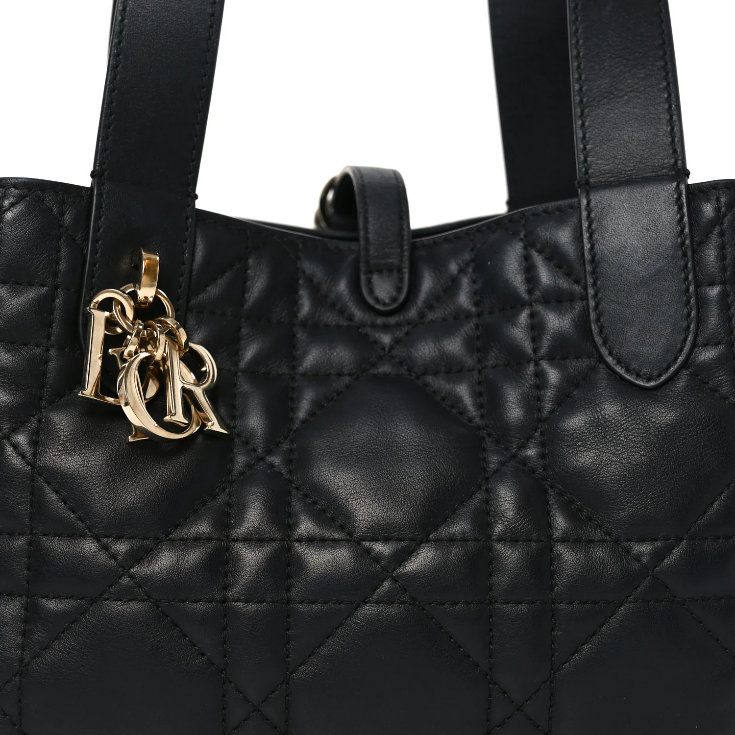 Calfskin Macrocannage Small Toujours Black - Image 9