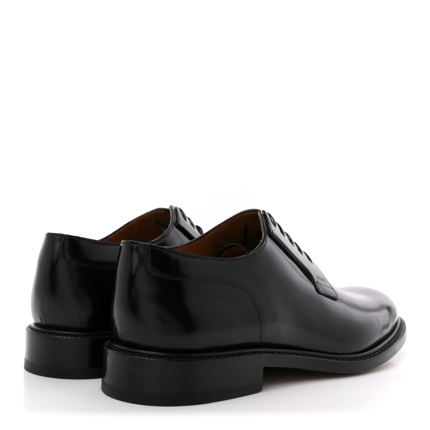 Calfskin Mens Derby Evidence Shoes 43 Black - Image 5