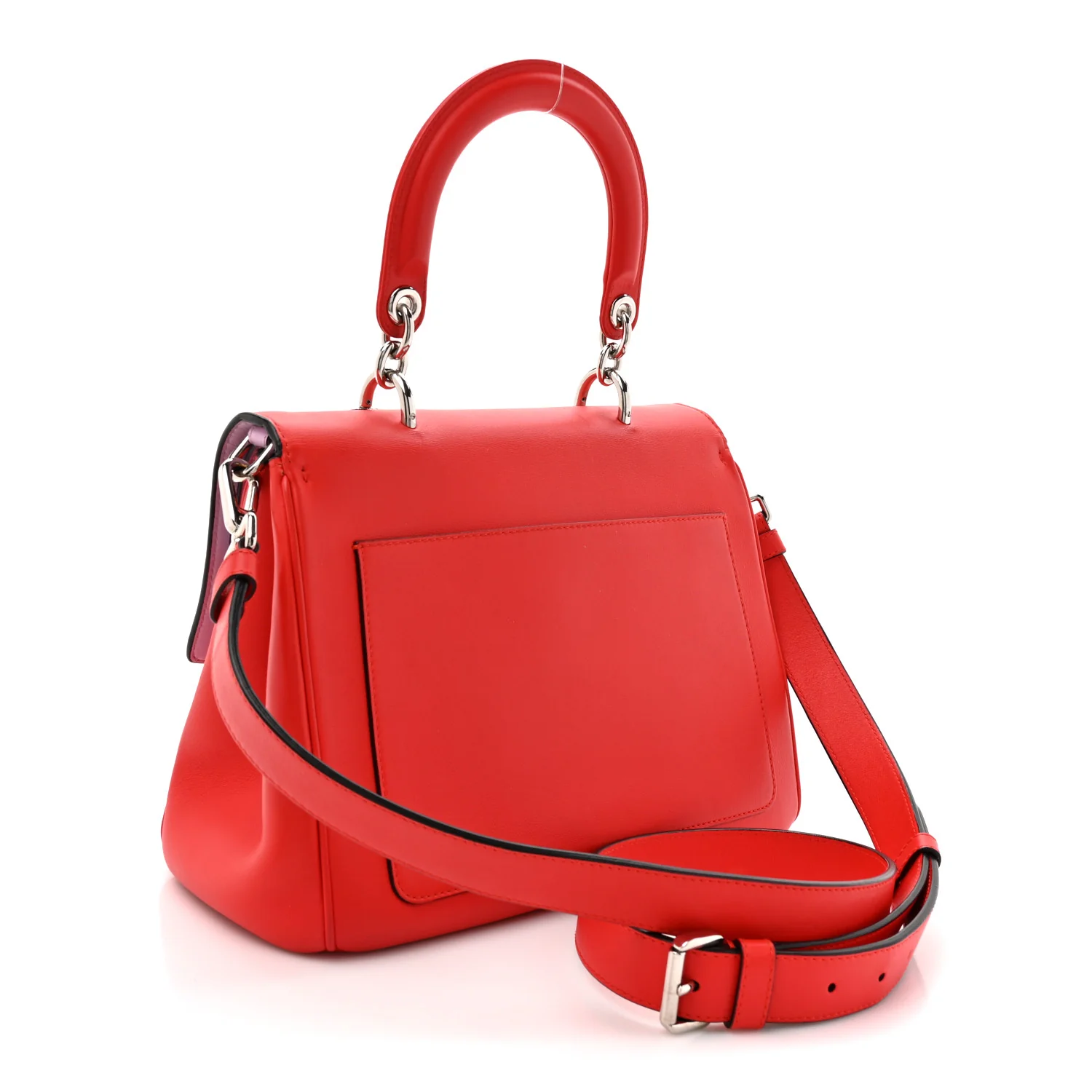 Calfskin Small Be Dior Flap Red - Image 3