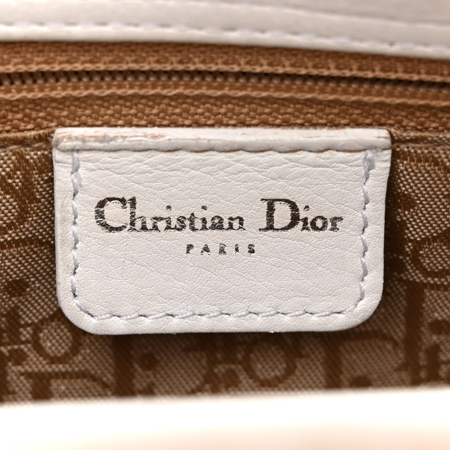 Calfskin Soft Lady Dior East West White - Image 6
