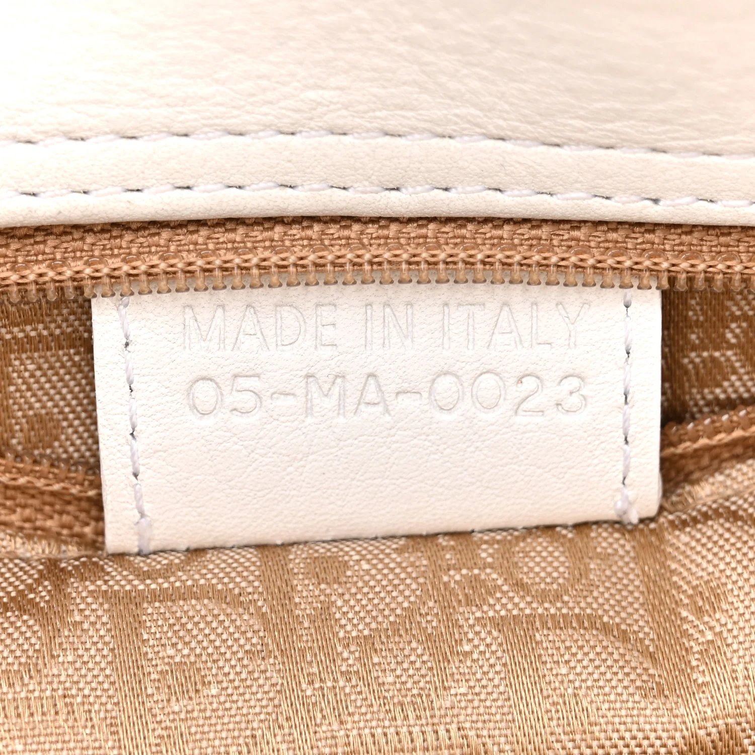 Calfskin Soft Lady Dior East West White - Image 7
