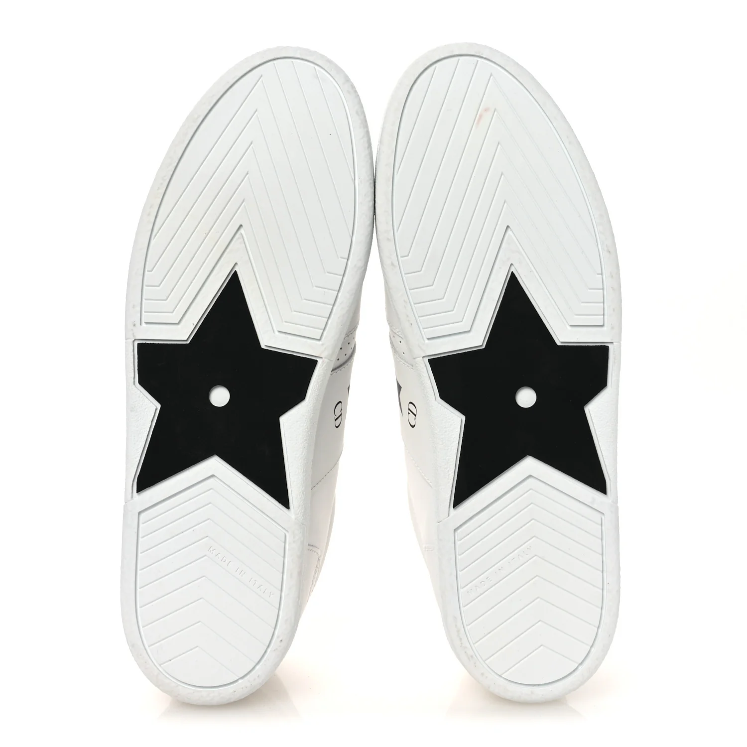 Calfskin Suede Dior Star Low Top Sneakers 39 White - Image 7