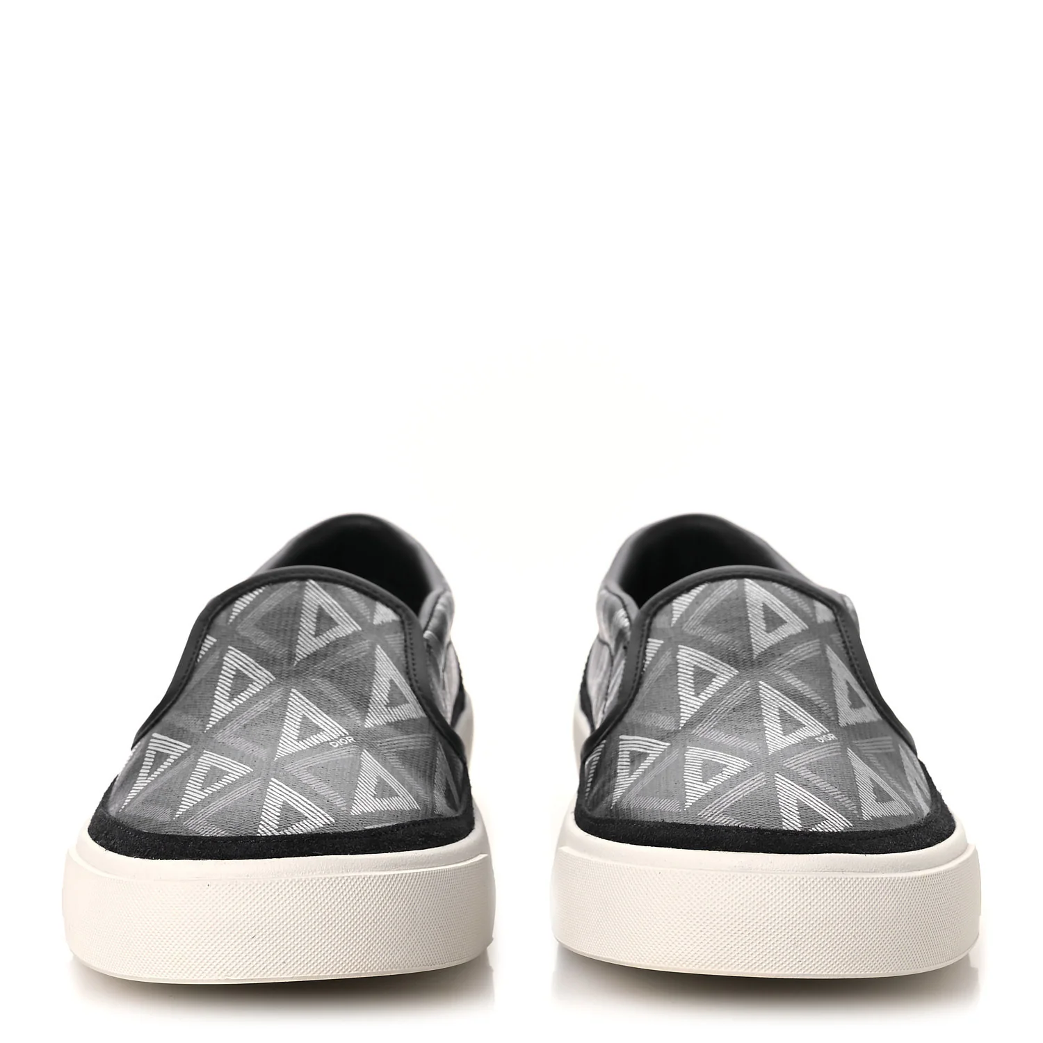 Canvas CD Diamond Mens Slip On Sneakers 41 Navy - Image 3