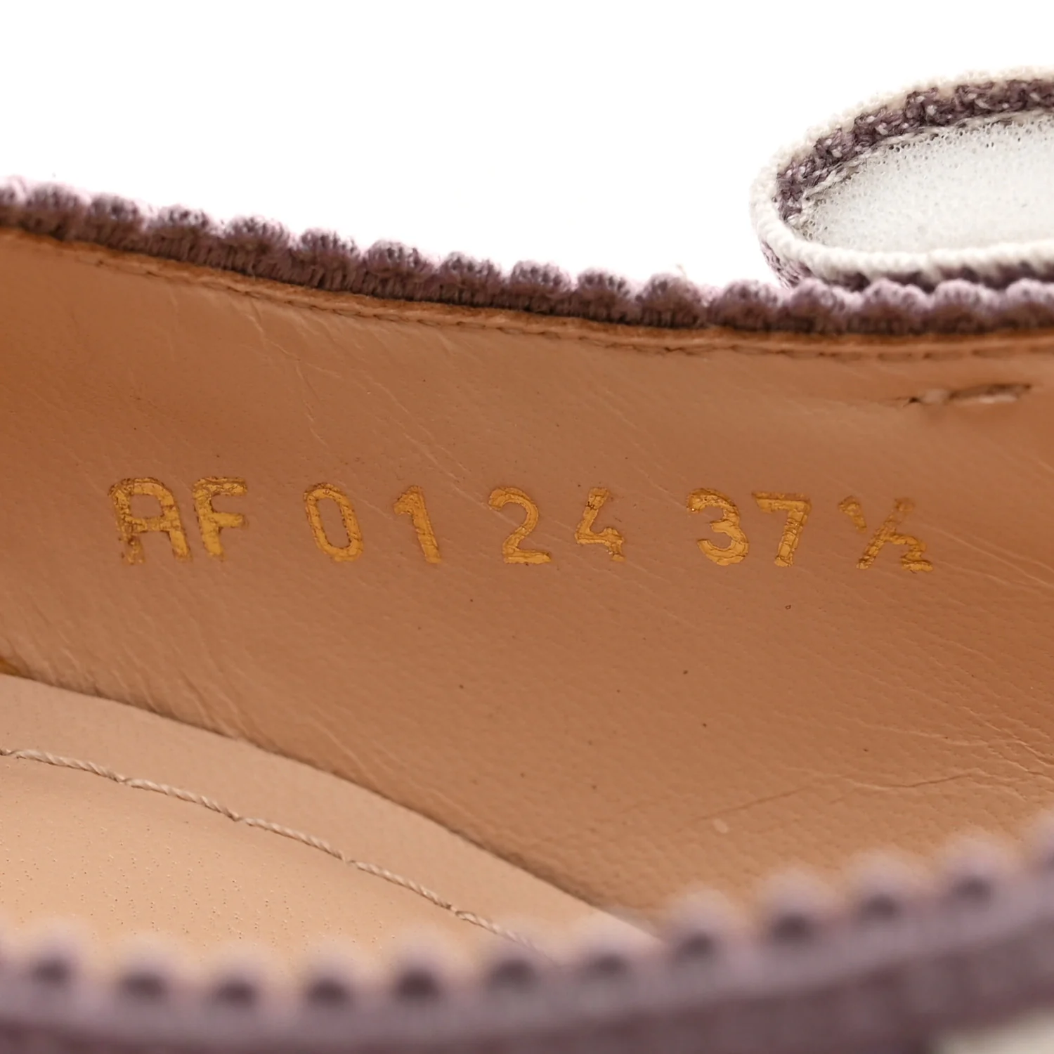 Canvas Embroidered 4 Saisons Embroidered J'Adior Slingback Pumps 37.5 Lilac Multicolor - Image 9