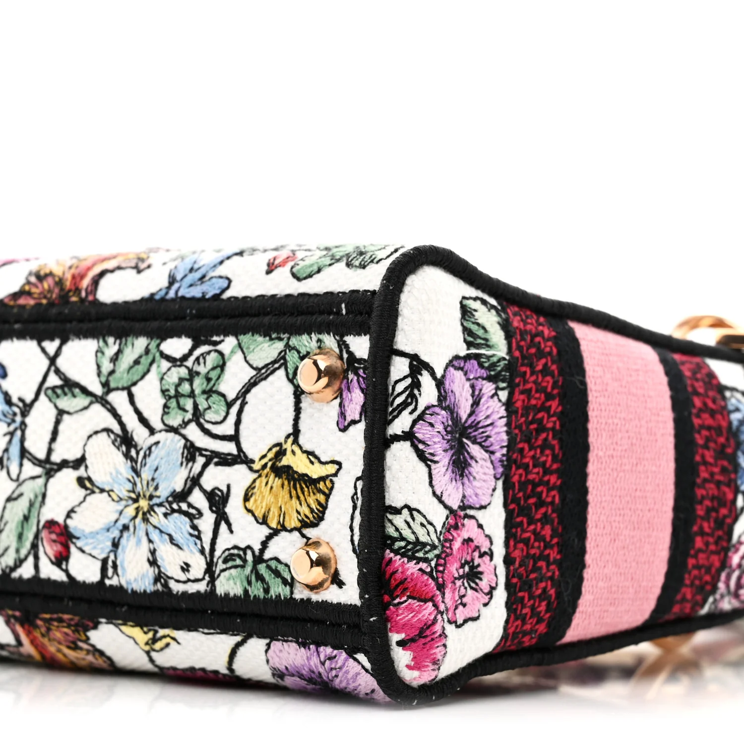 Canvas Florilegio Embroidered Mini Lady D-Lite White Multicolor - Image 10
