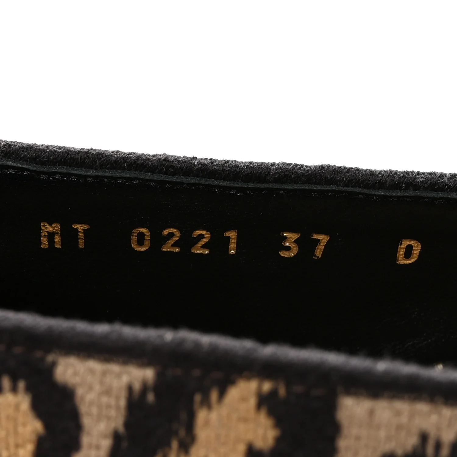 Cotton Embroidered Leopard Print Granville Espadrille 37 Natural - Image 9