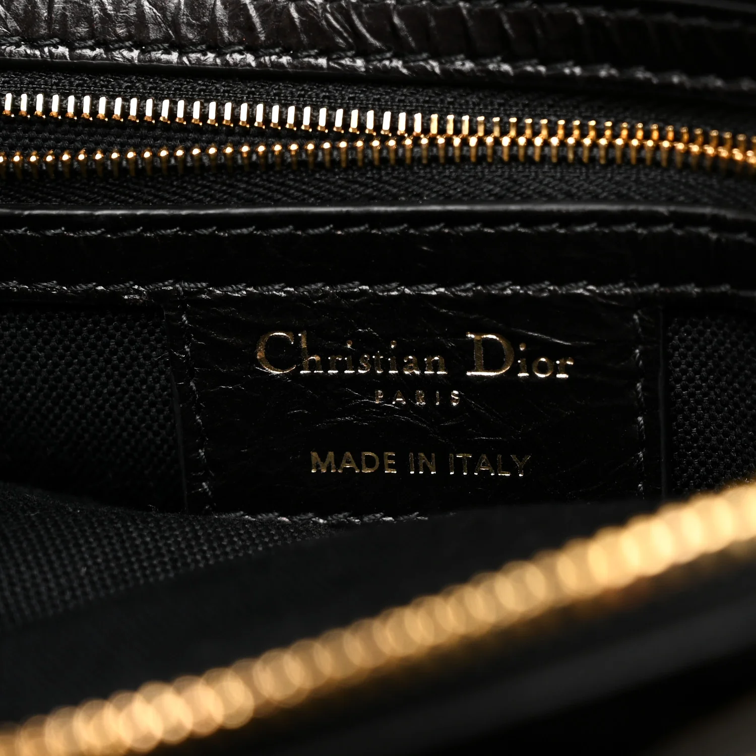 Crinkled Calfskin Small Grand Tour Bowling Bag Black - Image 8