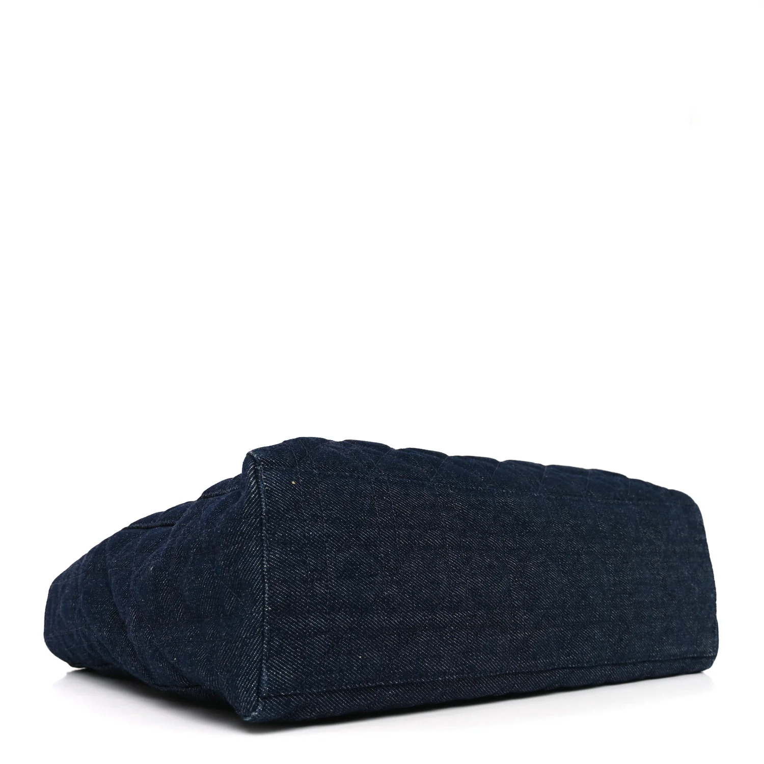 Denim Cannage Large Soft Lady Dior Tote Blue - Image 4