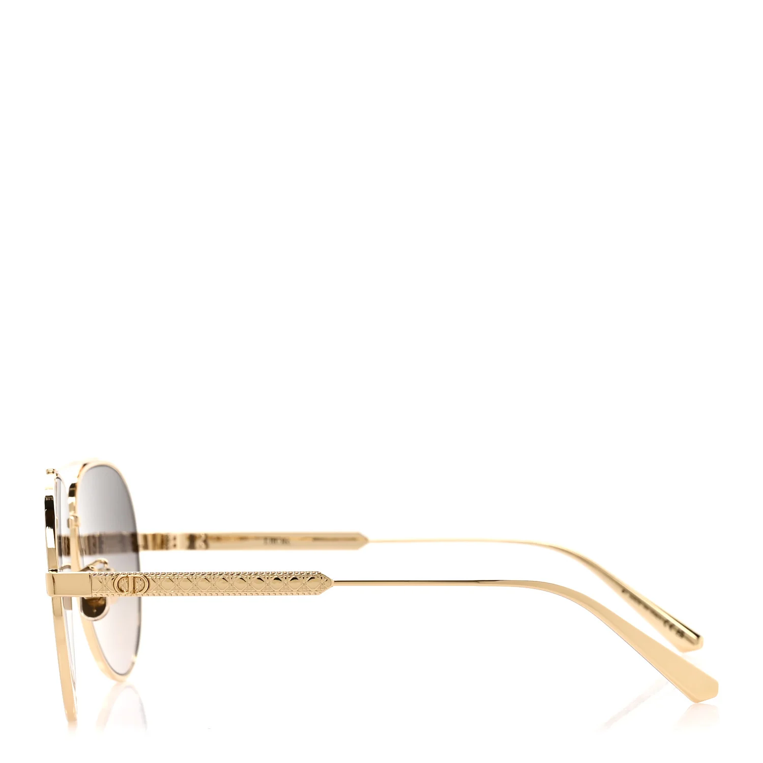 DiorCannage A1U Metal Sunglasses Gold - Image 3