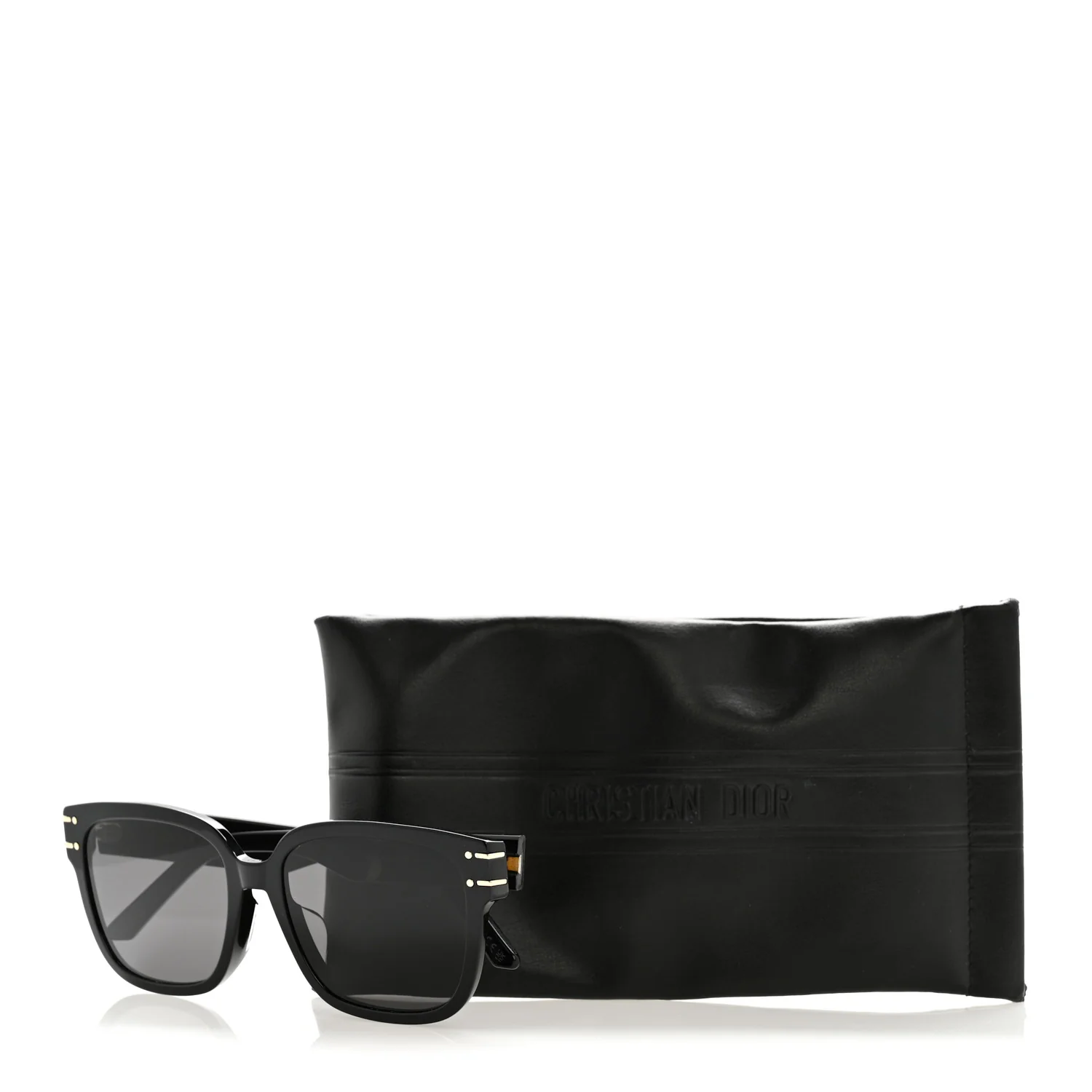 Diorsignature S7F Square Sunglasses Black - Image 10