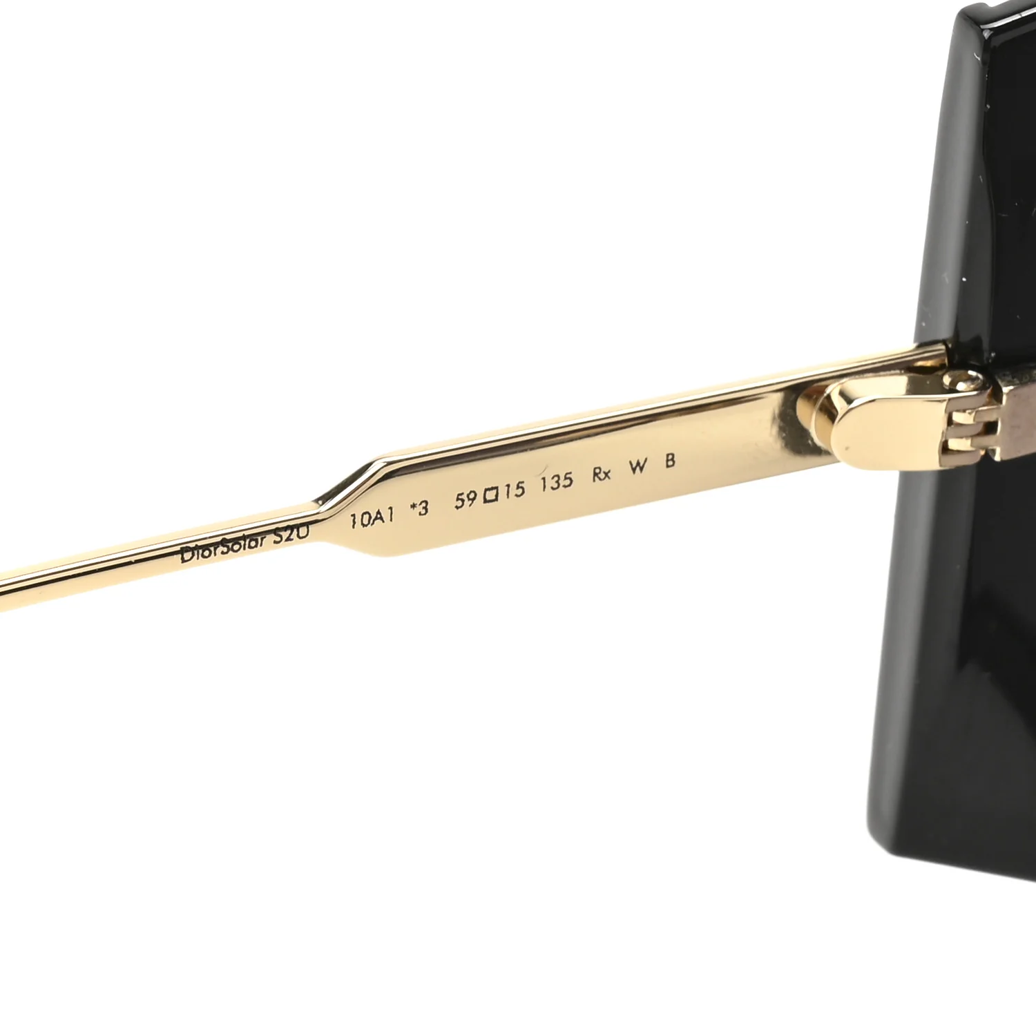 DiorSolar S2U Sunglasses Black - Image 5