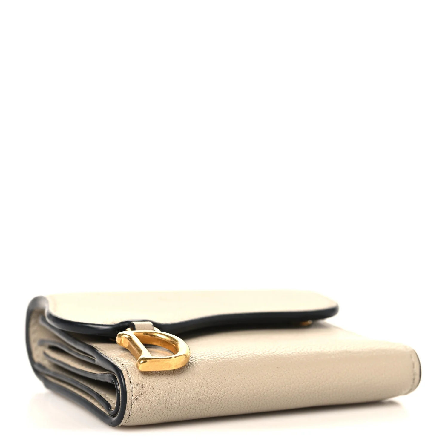 Goatskin Saddle Lotus Wallet Sand - Image 4