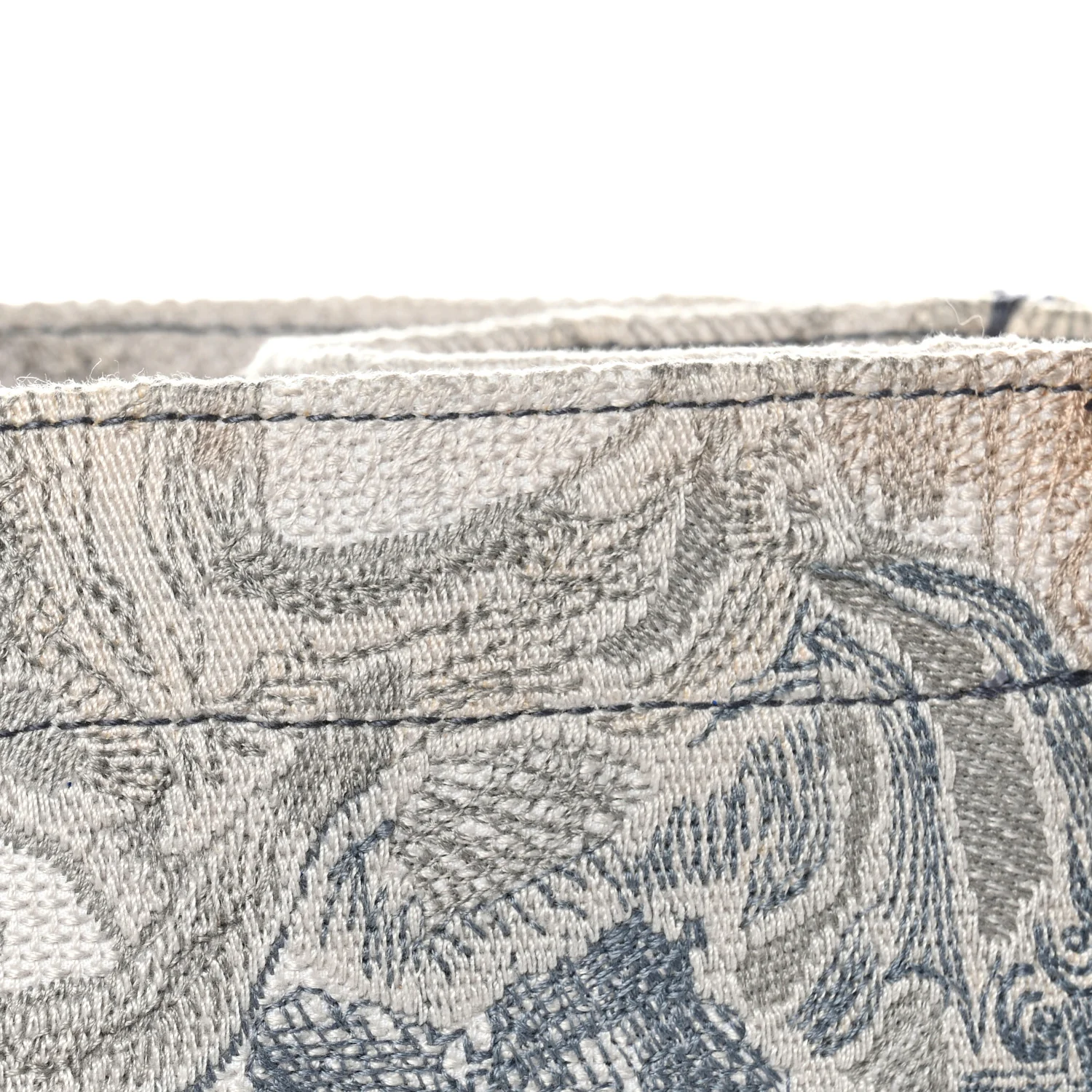 Gradient Canvas Embroidered Large Dioriviera Toile De Jouy Book Tote Blue - Image 14
