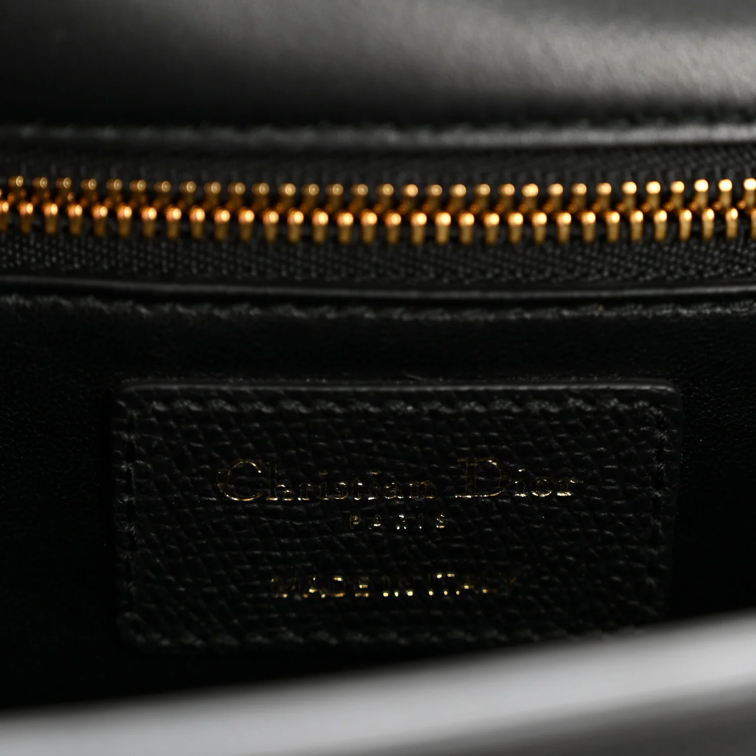 Grained Calfskin 30 Montaigne Flap Bag Black - Image 6